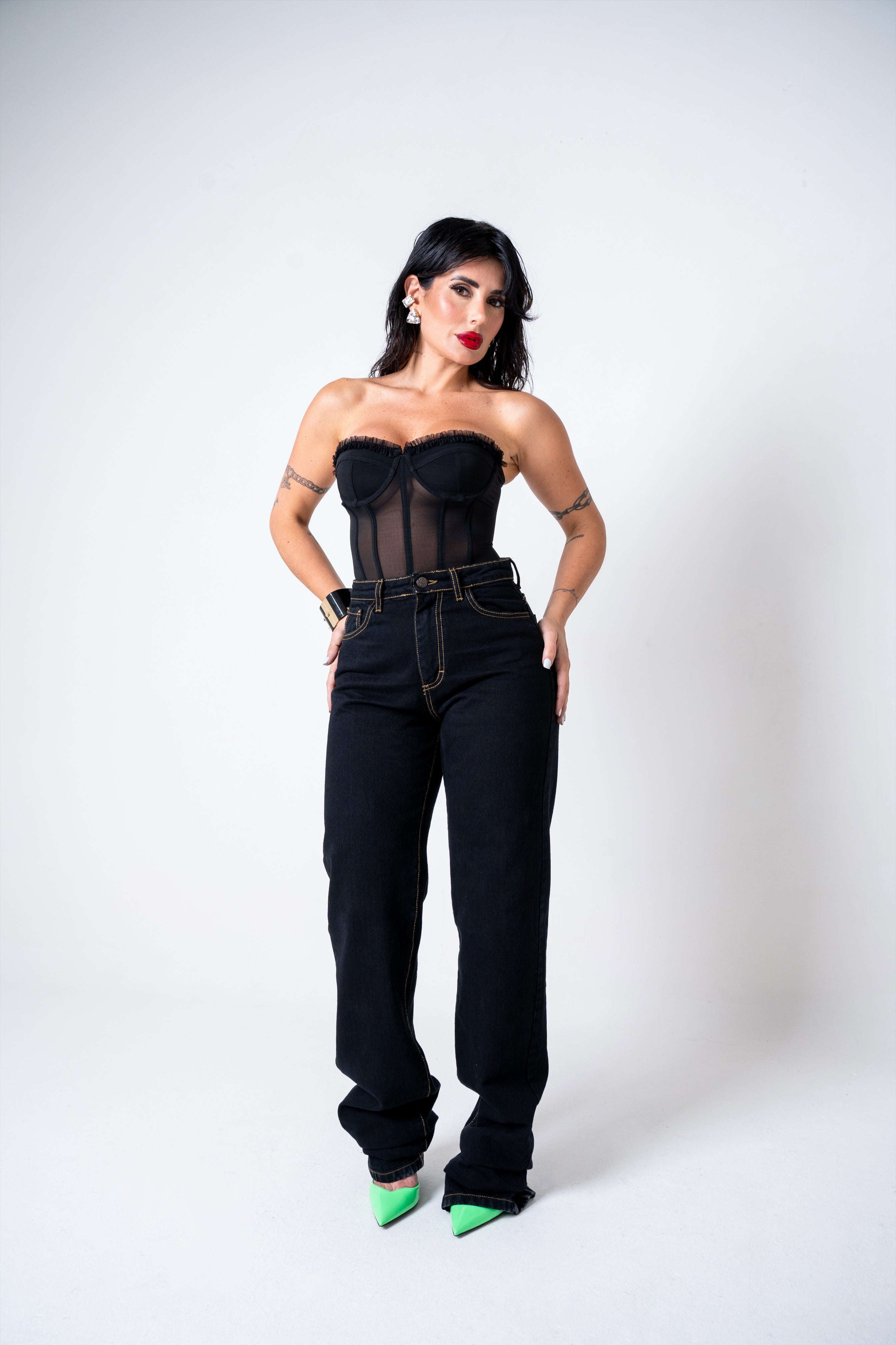 DENIM ÉLITE LONG NERO