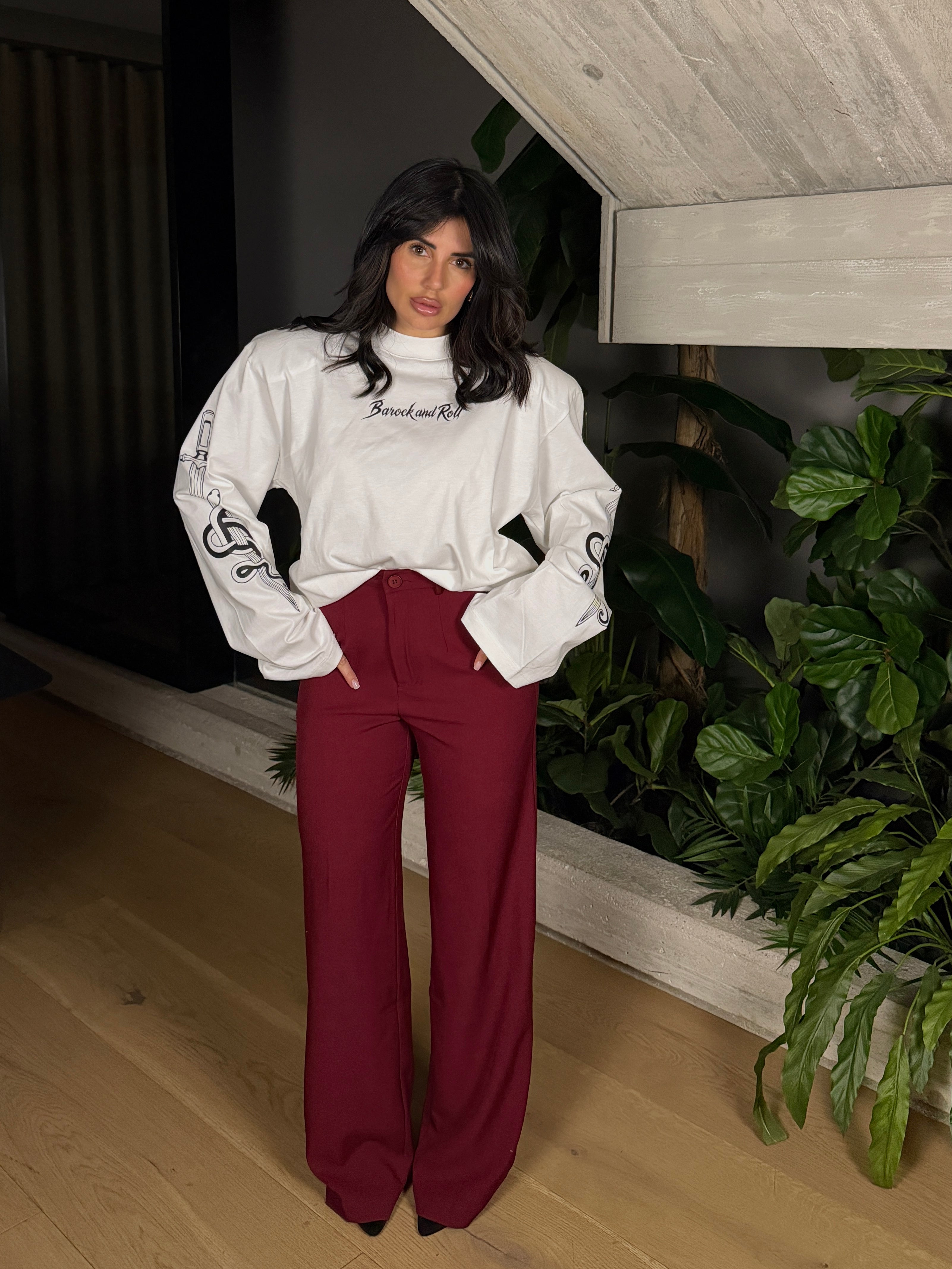 PANTALONE MAN BORDEAUX