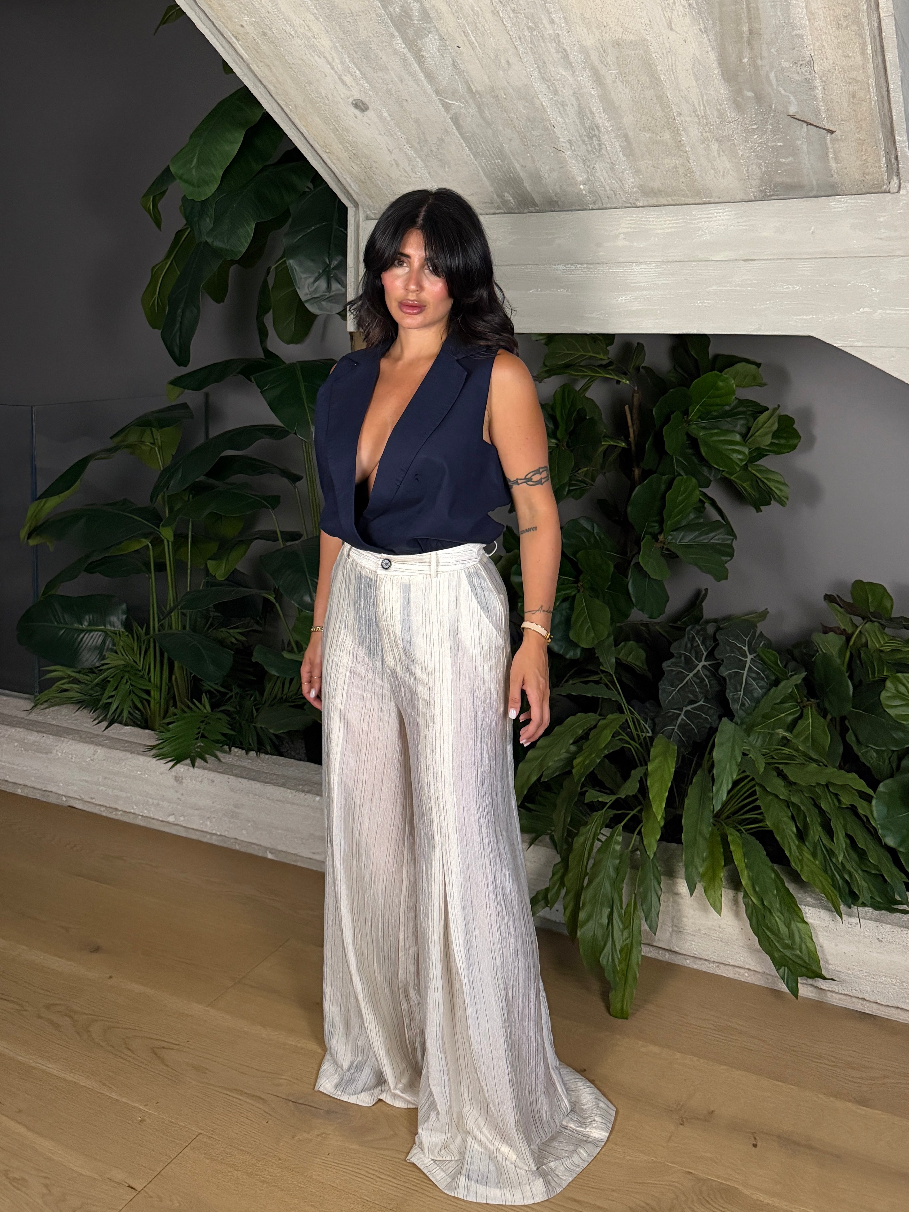 PANTALONE LEGGERO RIGHE