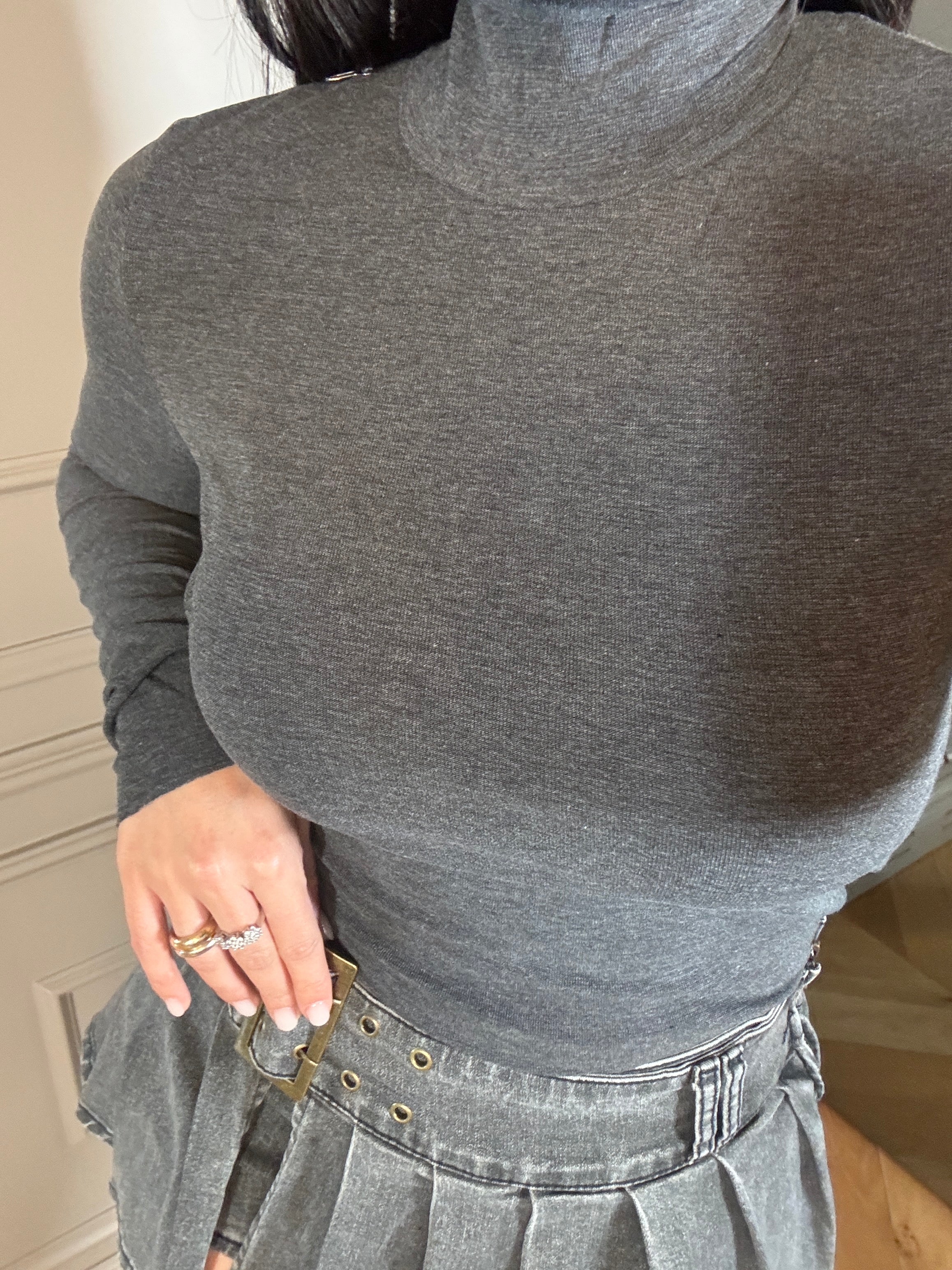 Maglia kim mezzo collo