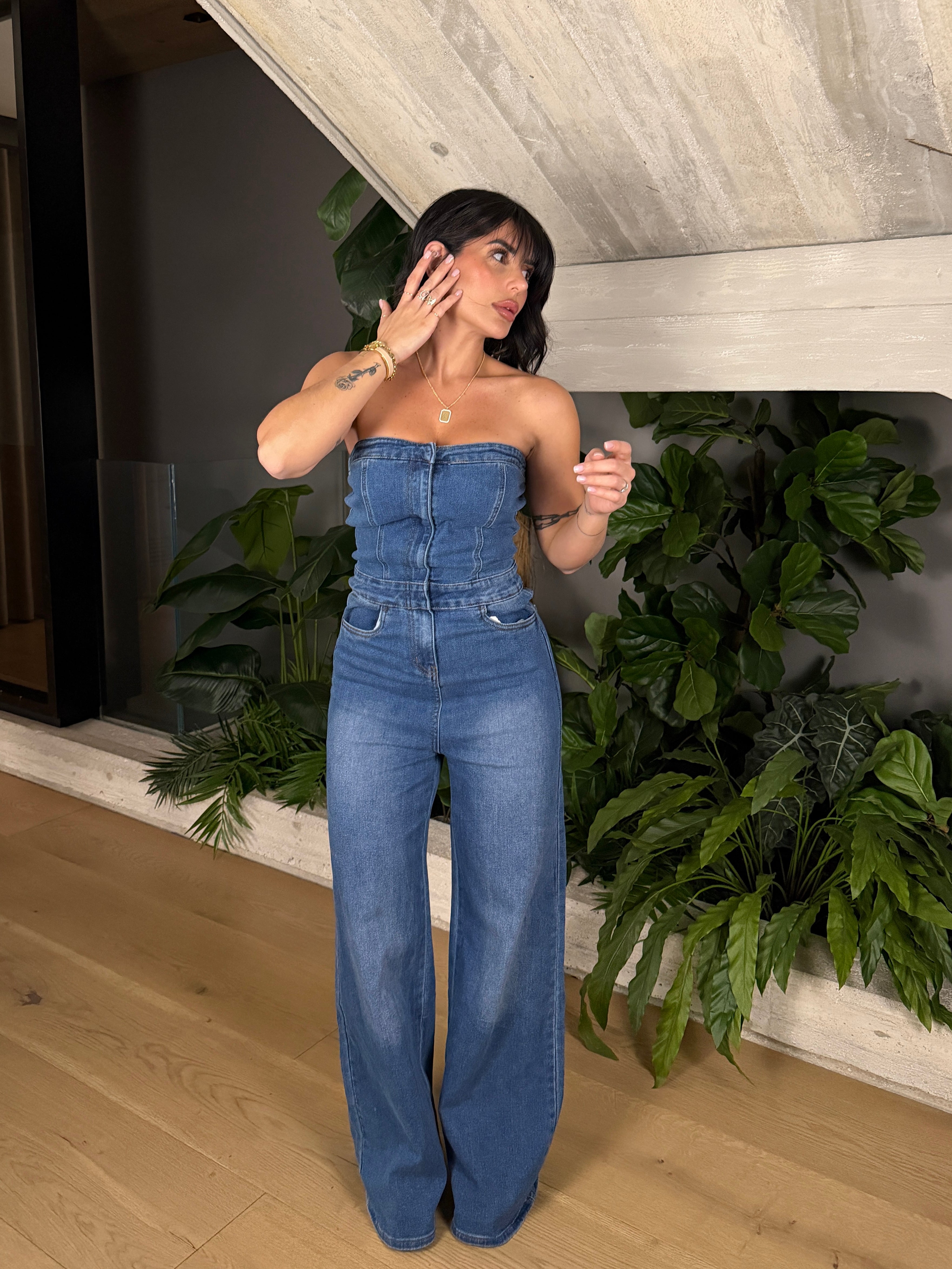 TUTA DENIM PUSHUP
