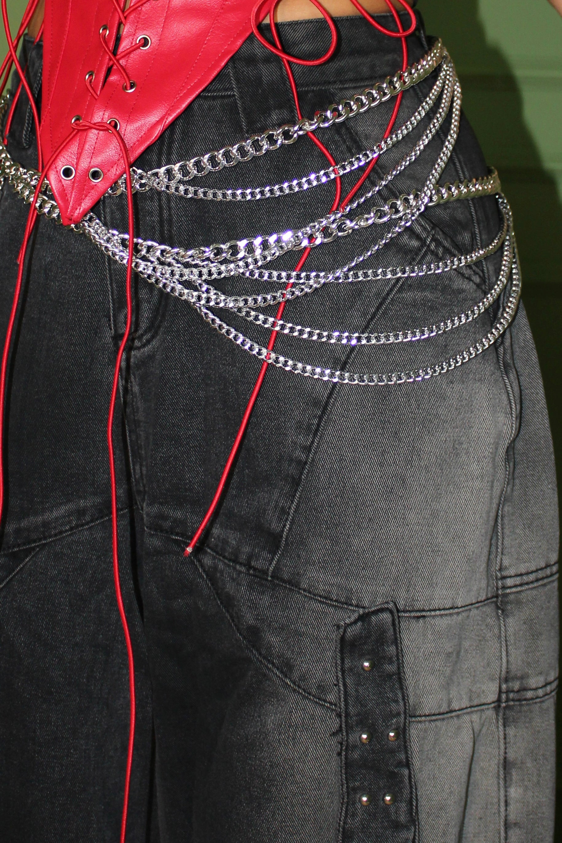 CINTURA SILVER 3 STRATI