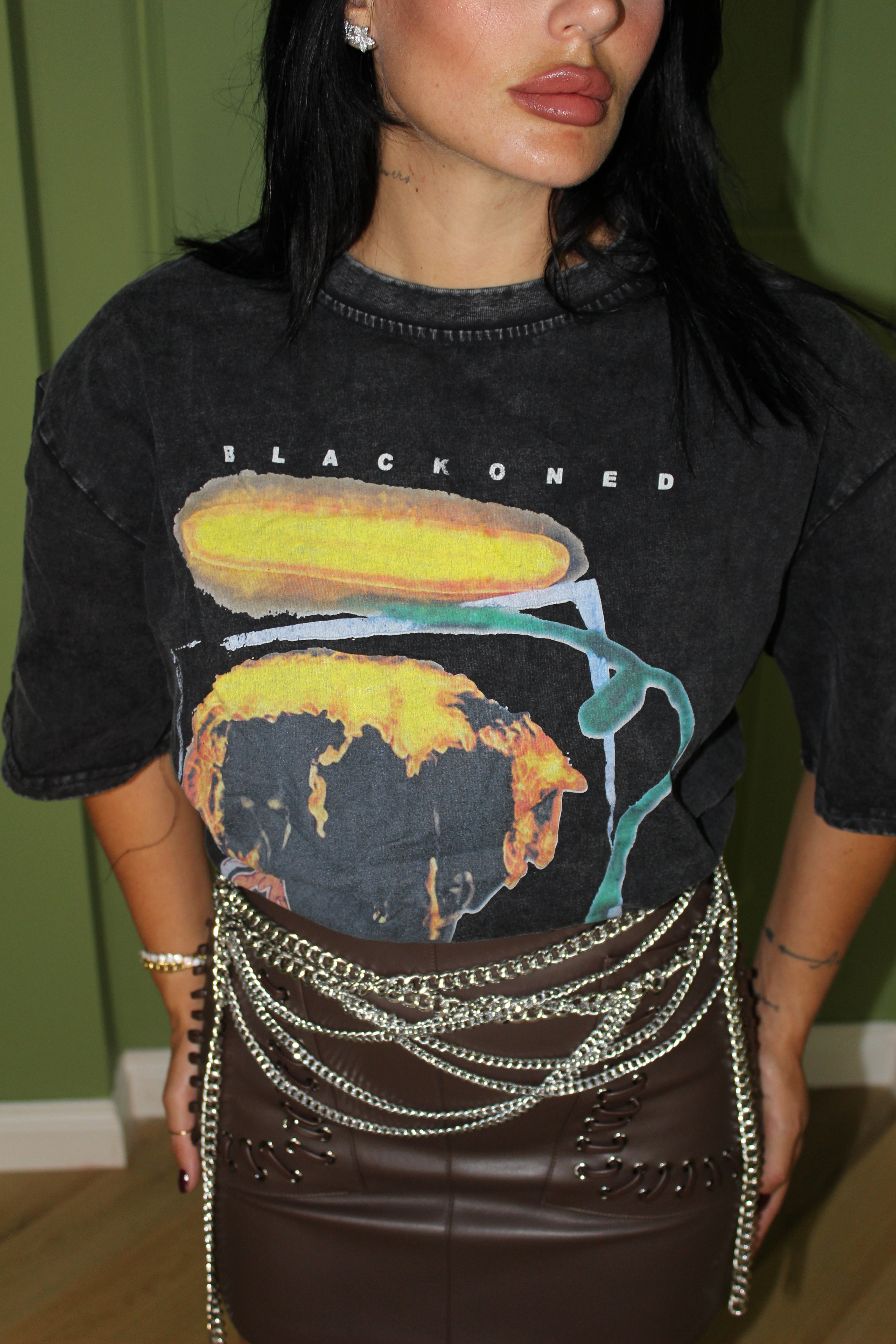 MAXI T-SHIRT BLACKON