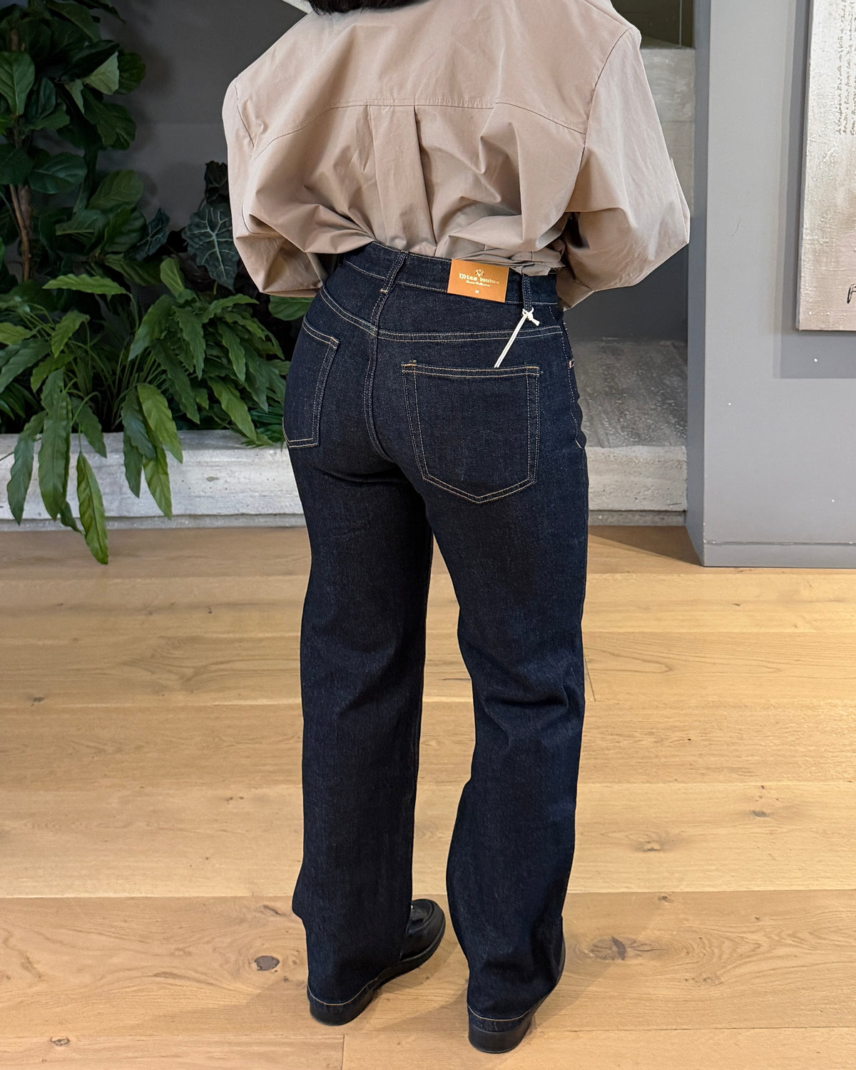 JEANS MOM-FIT DARK