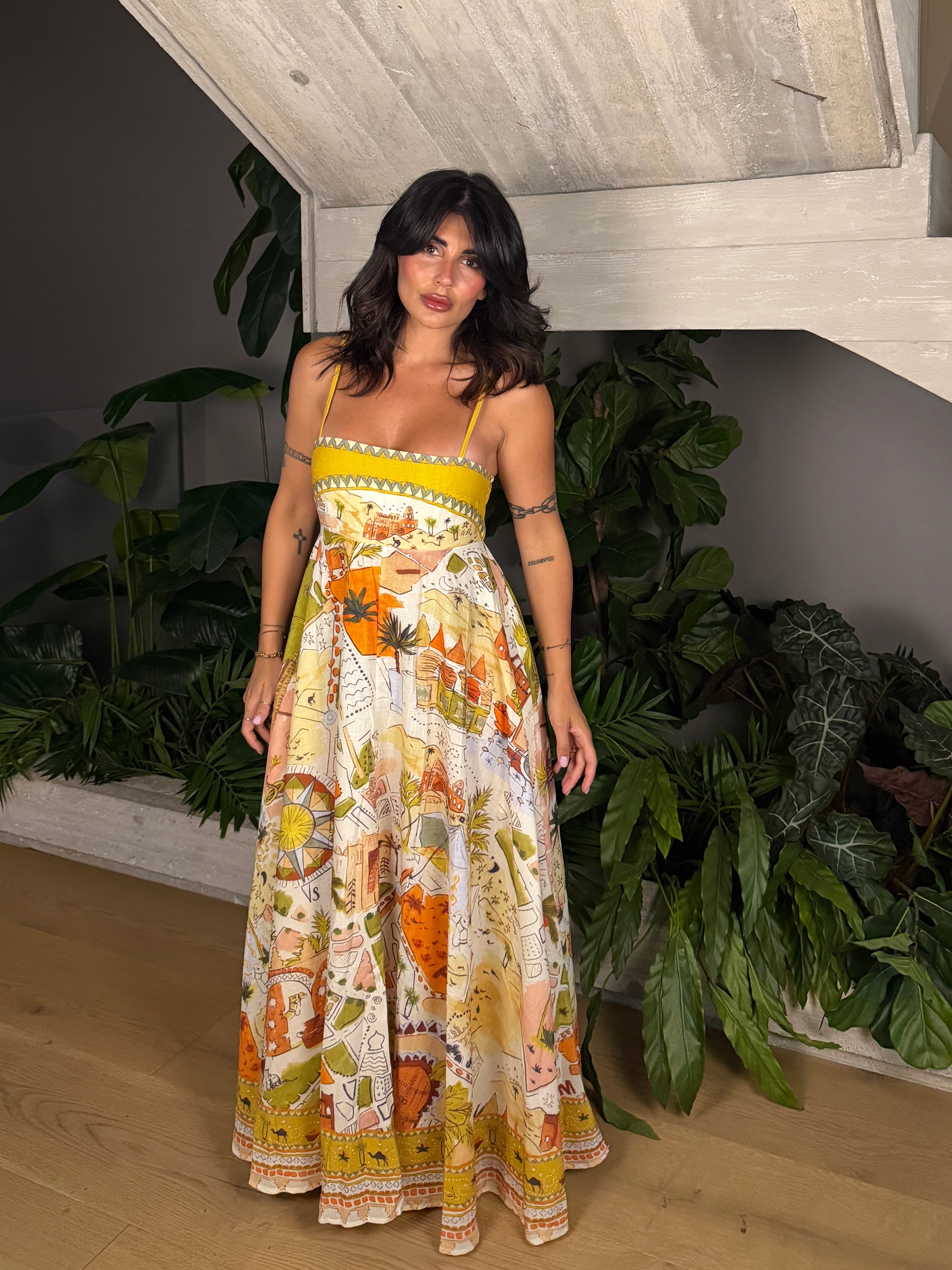 LONG DRESS QUISISANA YELLOW