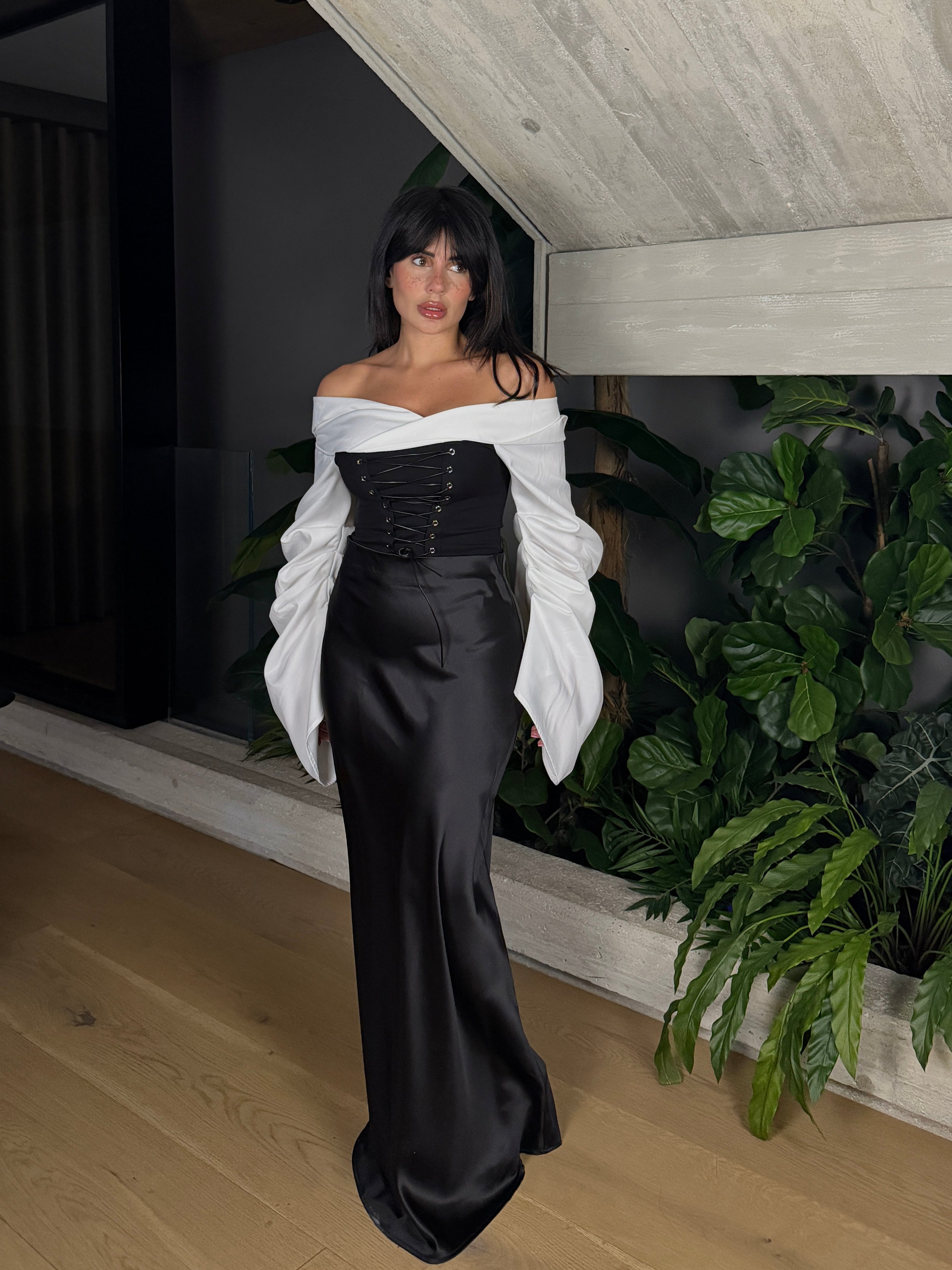 GONNA MAXI SATIN
