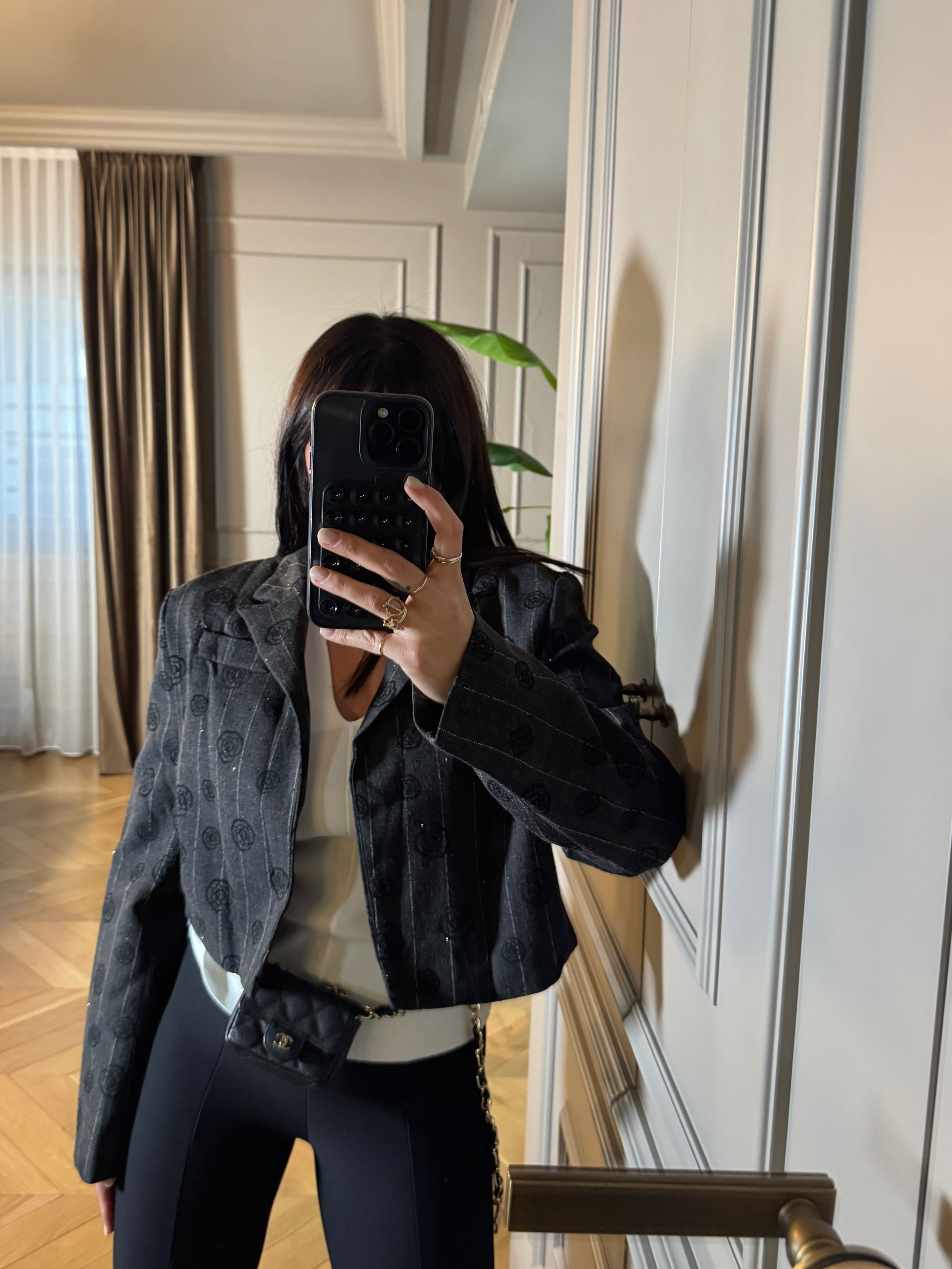 Blazer crop luxury