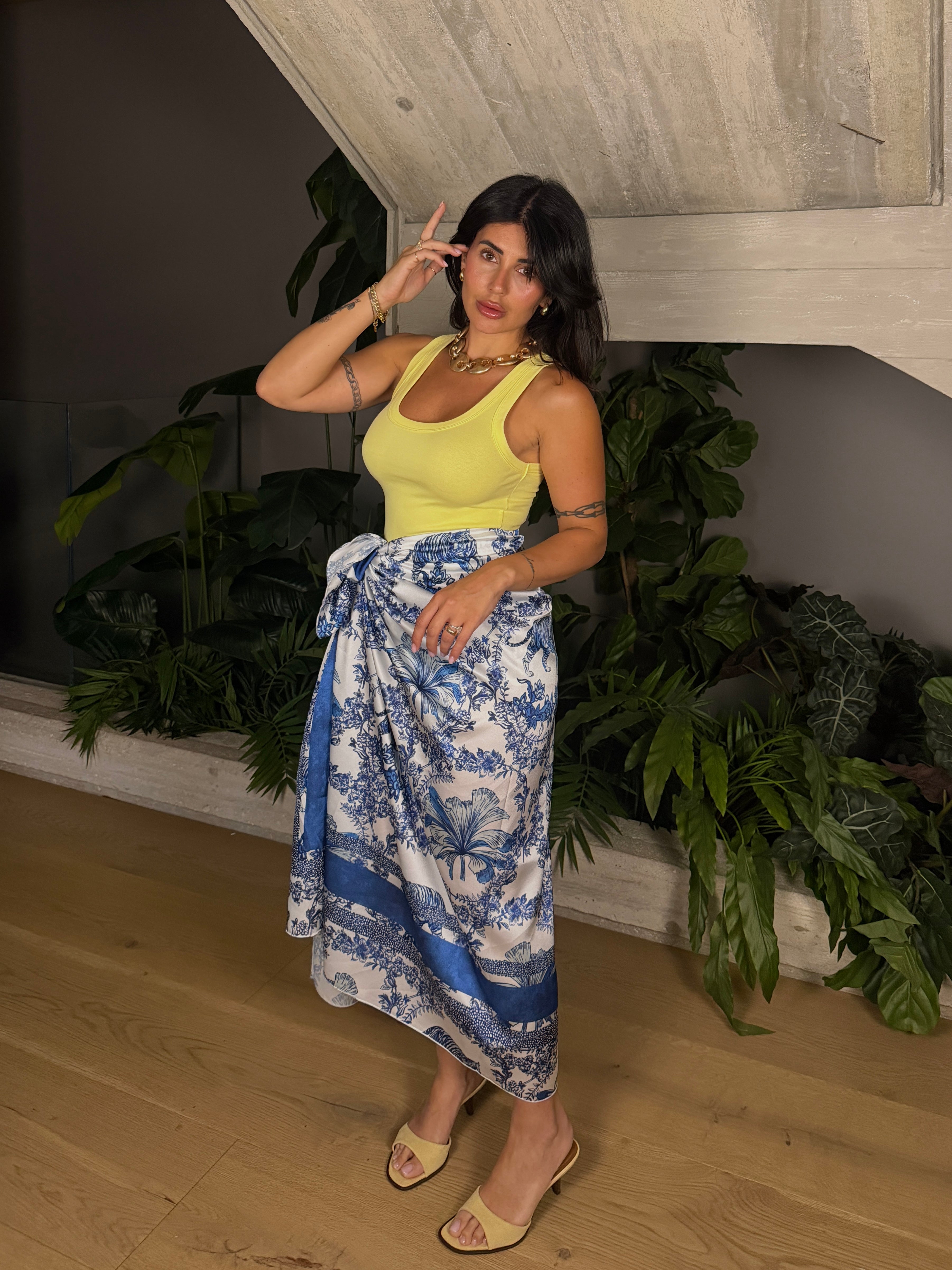 PAREO JUNGLE BLU