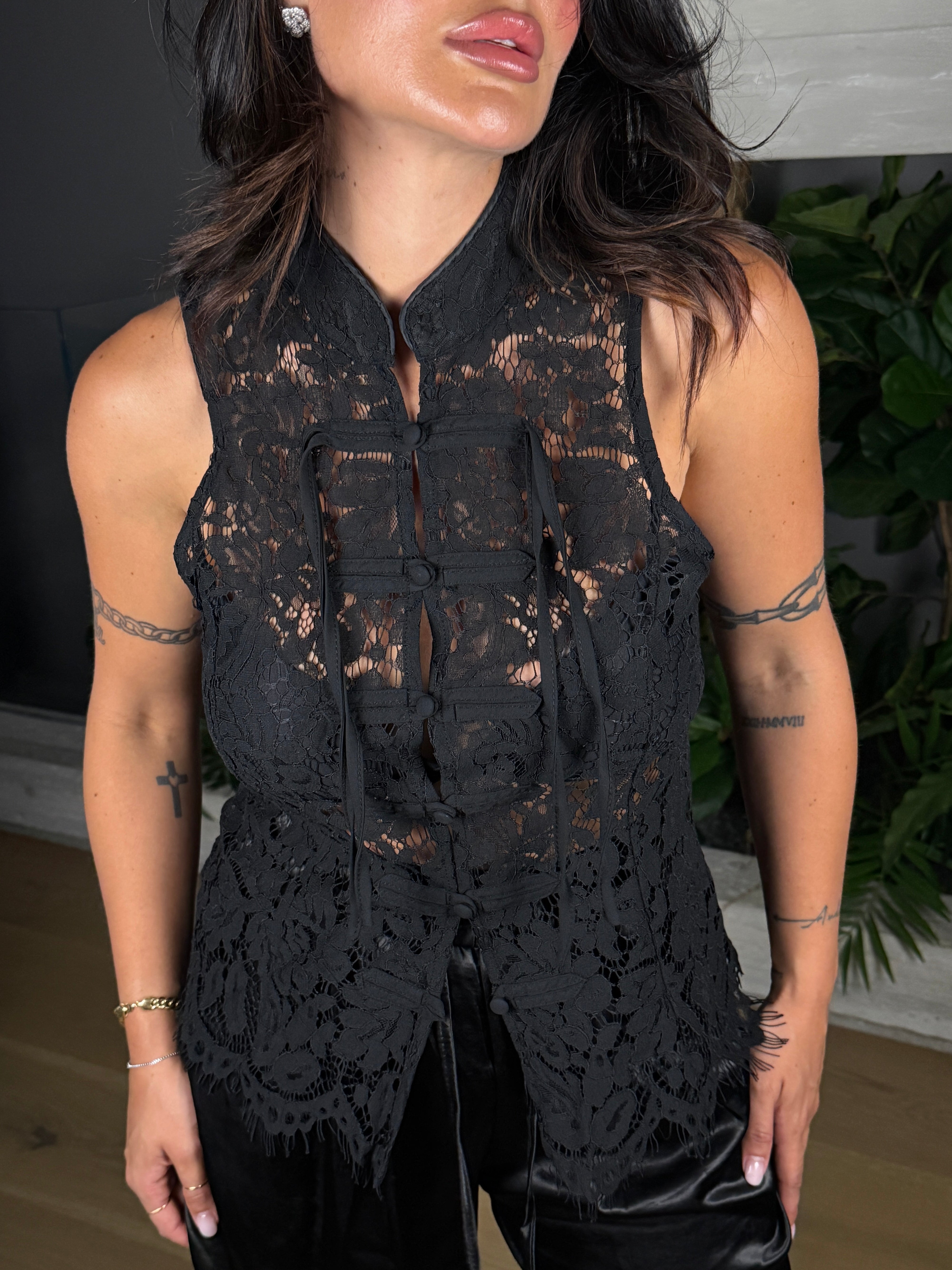 TOP MACRAME CELINE