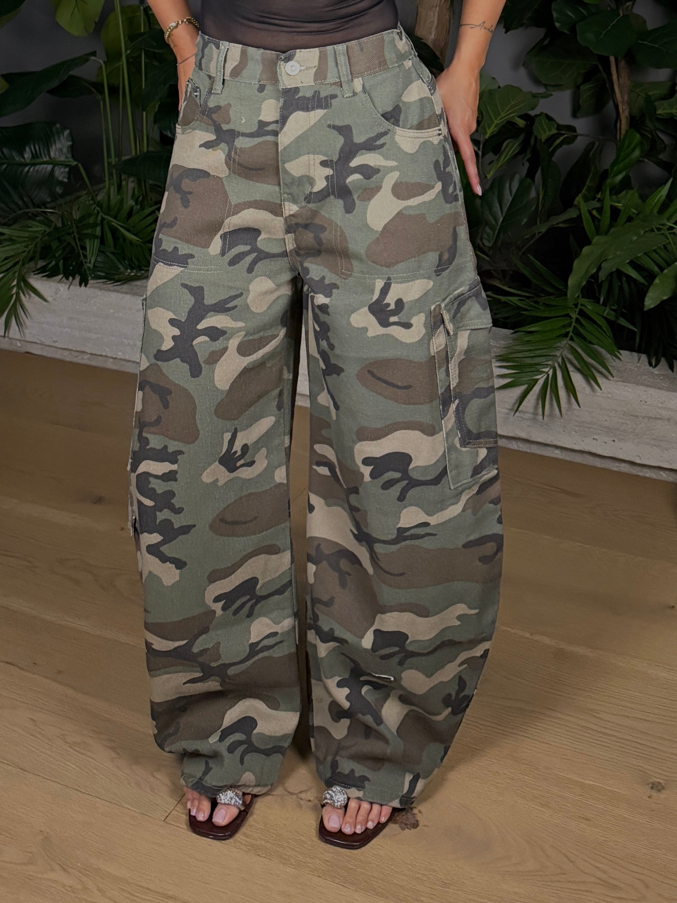 JEANS CARGO MIMETICO NEW