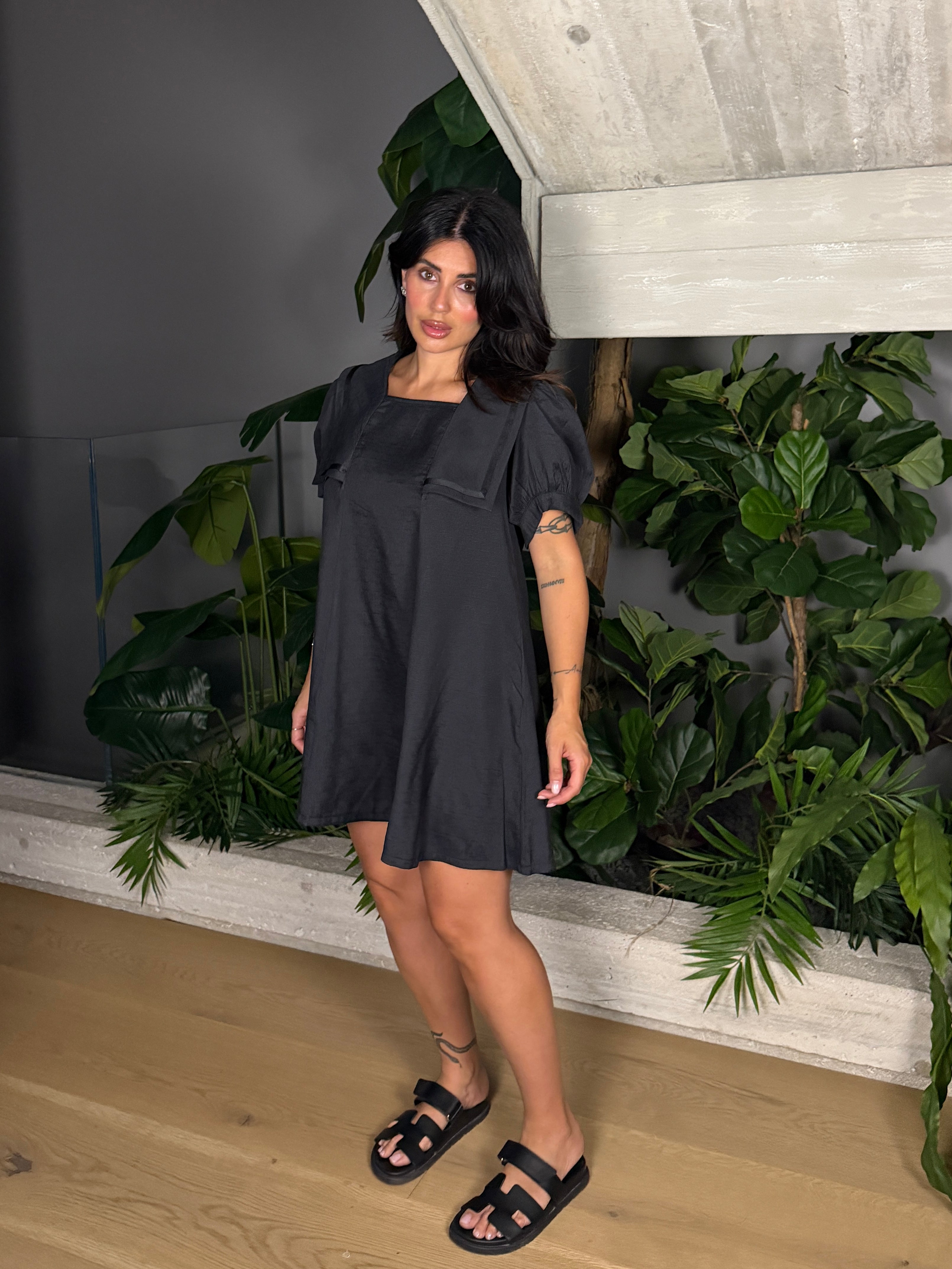 MINI DRESS MARINE BLACK
