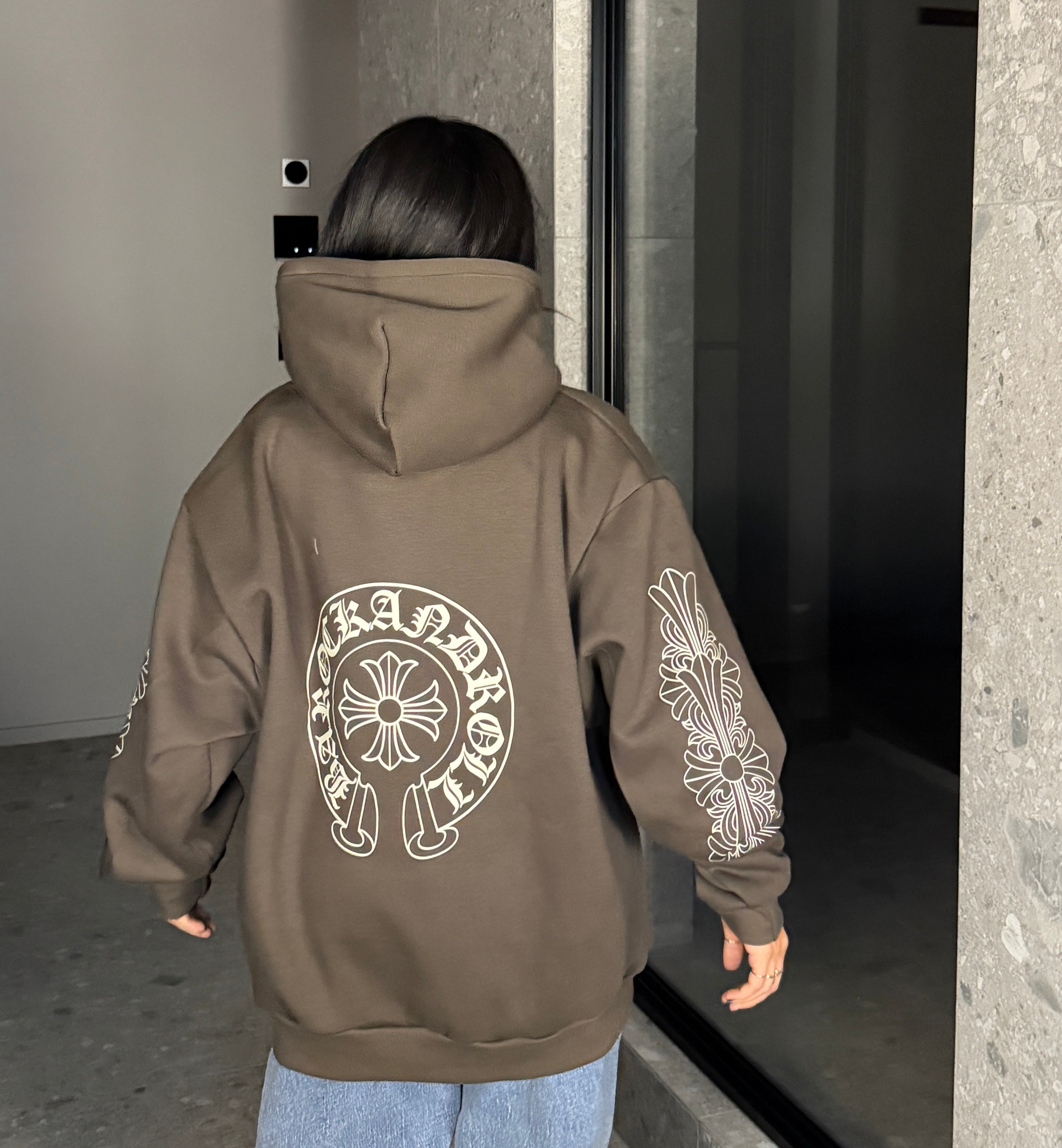 FELPA BROWN CHROME