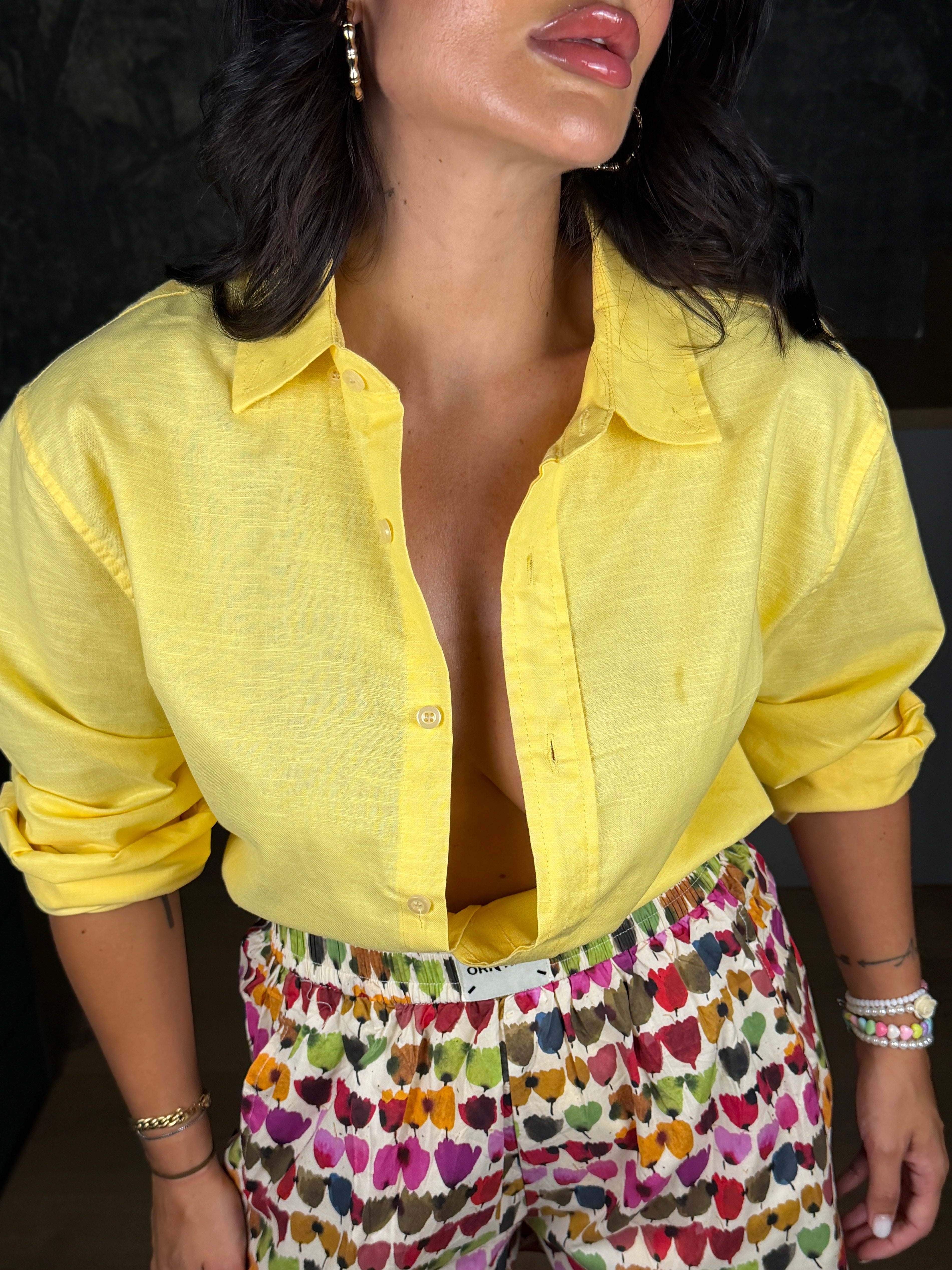 CAMICIA MISTO LINO REGULAR