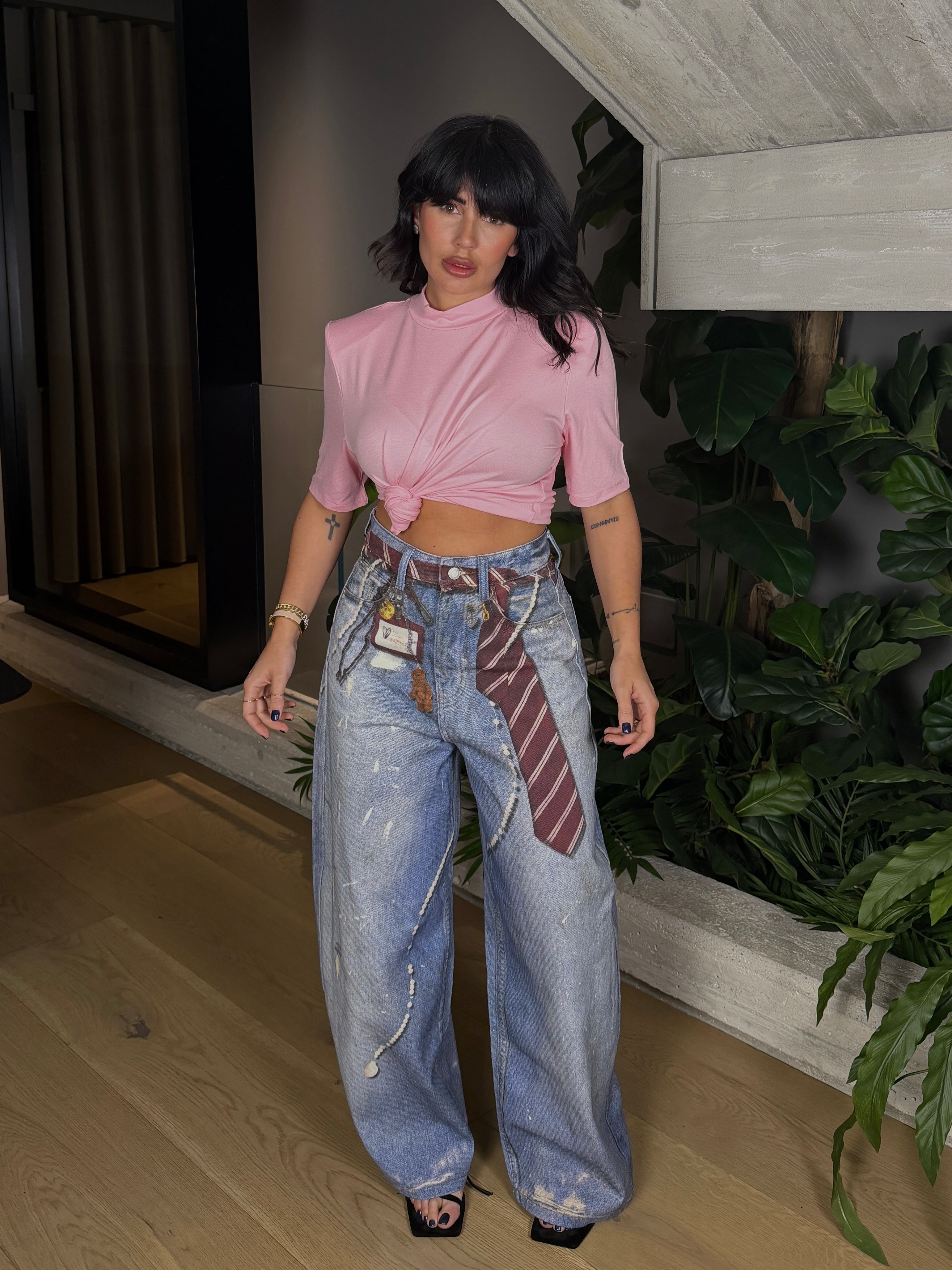 T-SHIRT MEZZO COLLO JUST