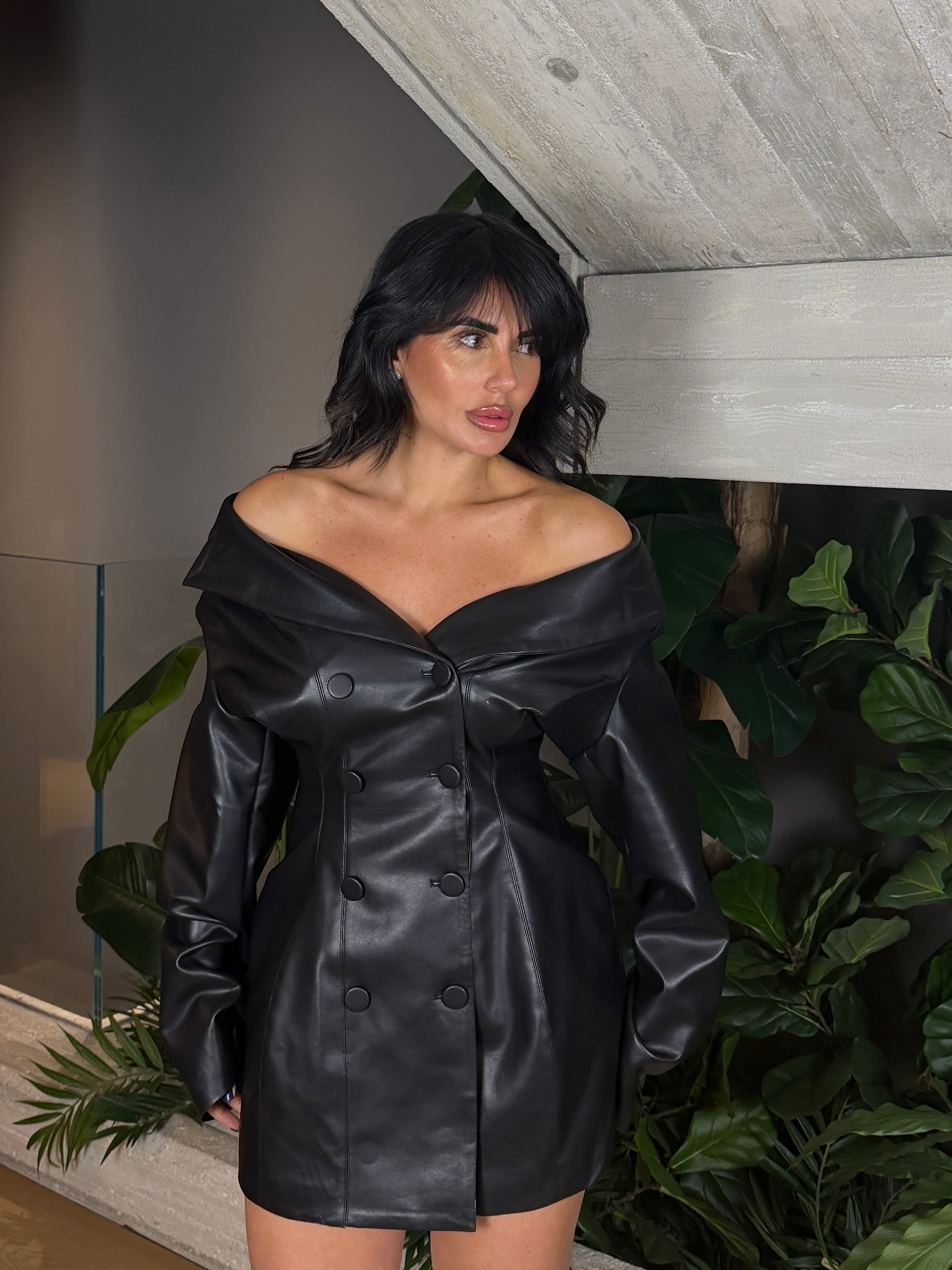 MINI DRESS ECOPELLE STELLA