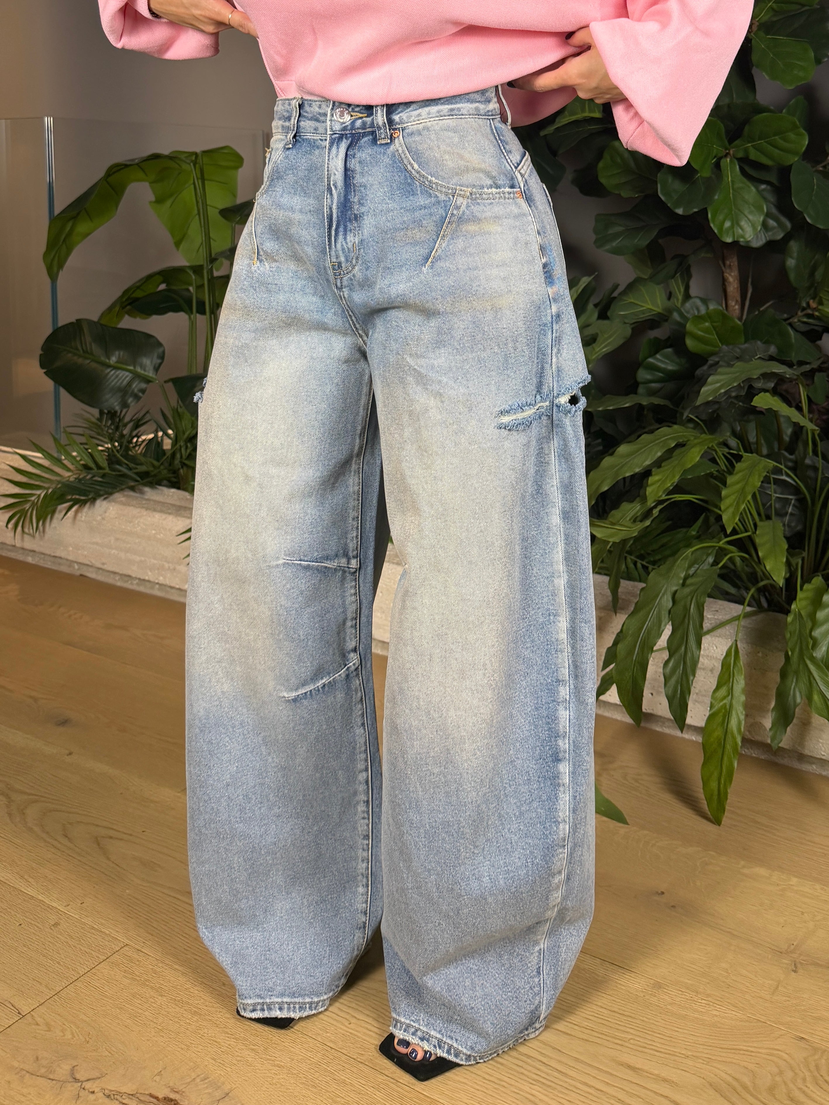 JEANS CARPENTER STRAPPI LATERALI