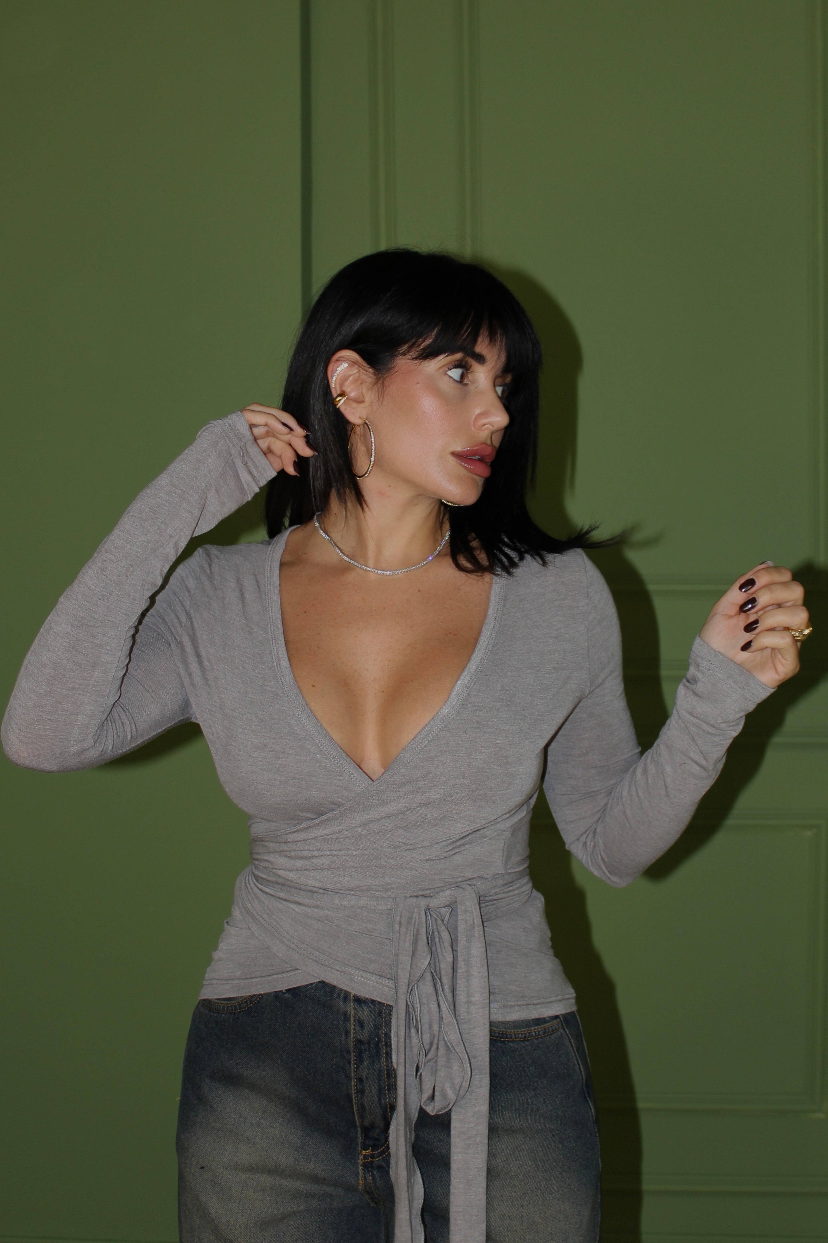 MAGLIA INCROCIATINA EMILY