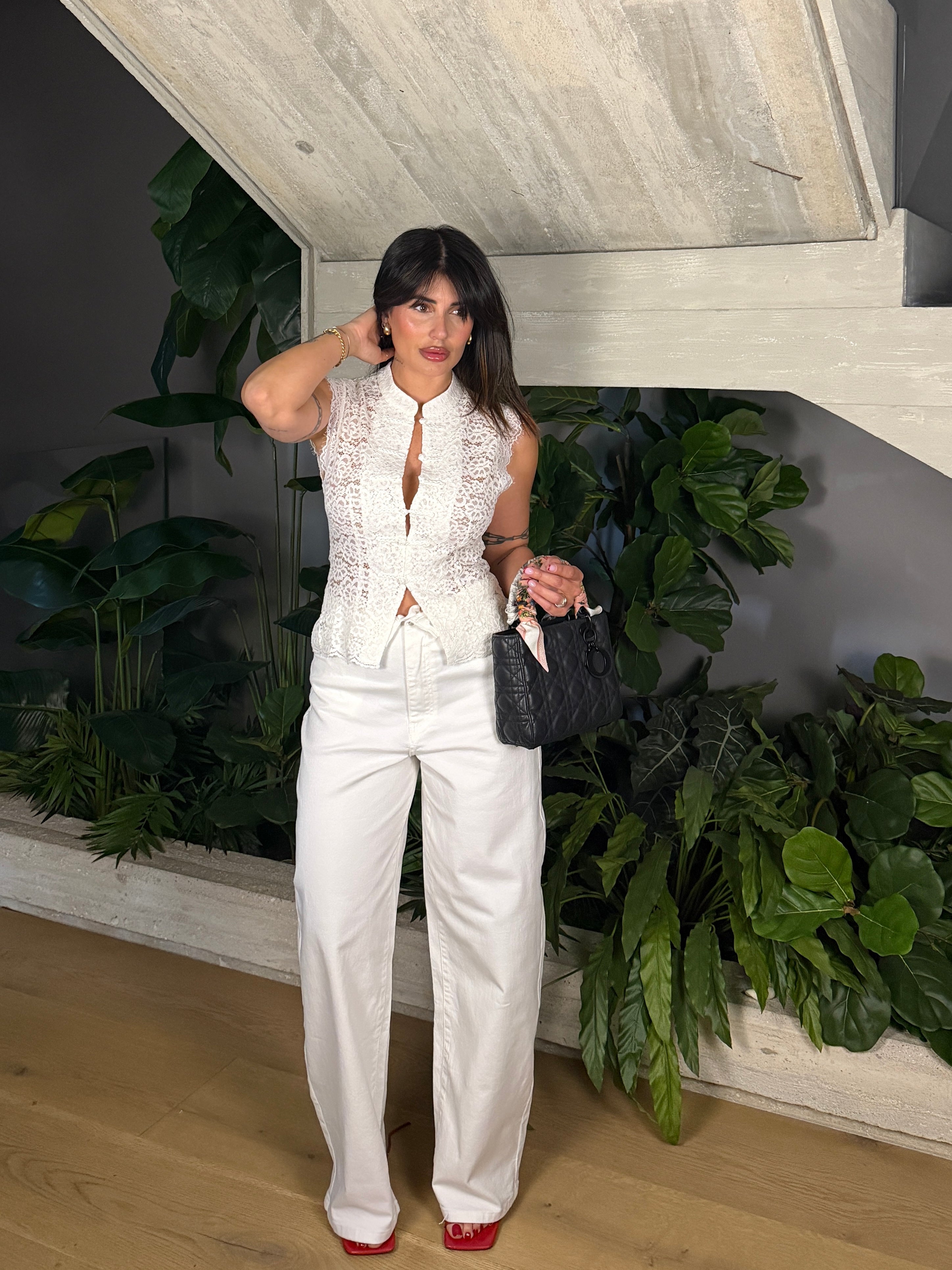 JEANS REVER WHITE
