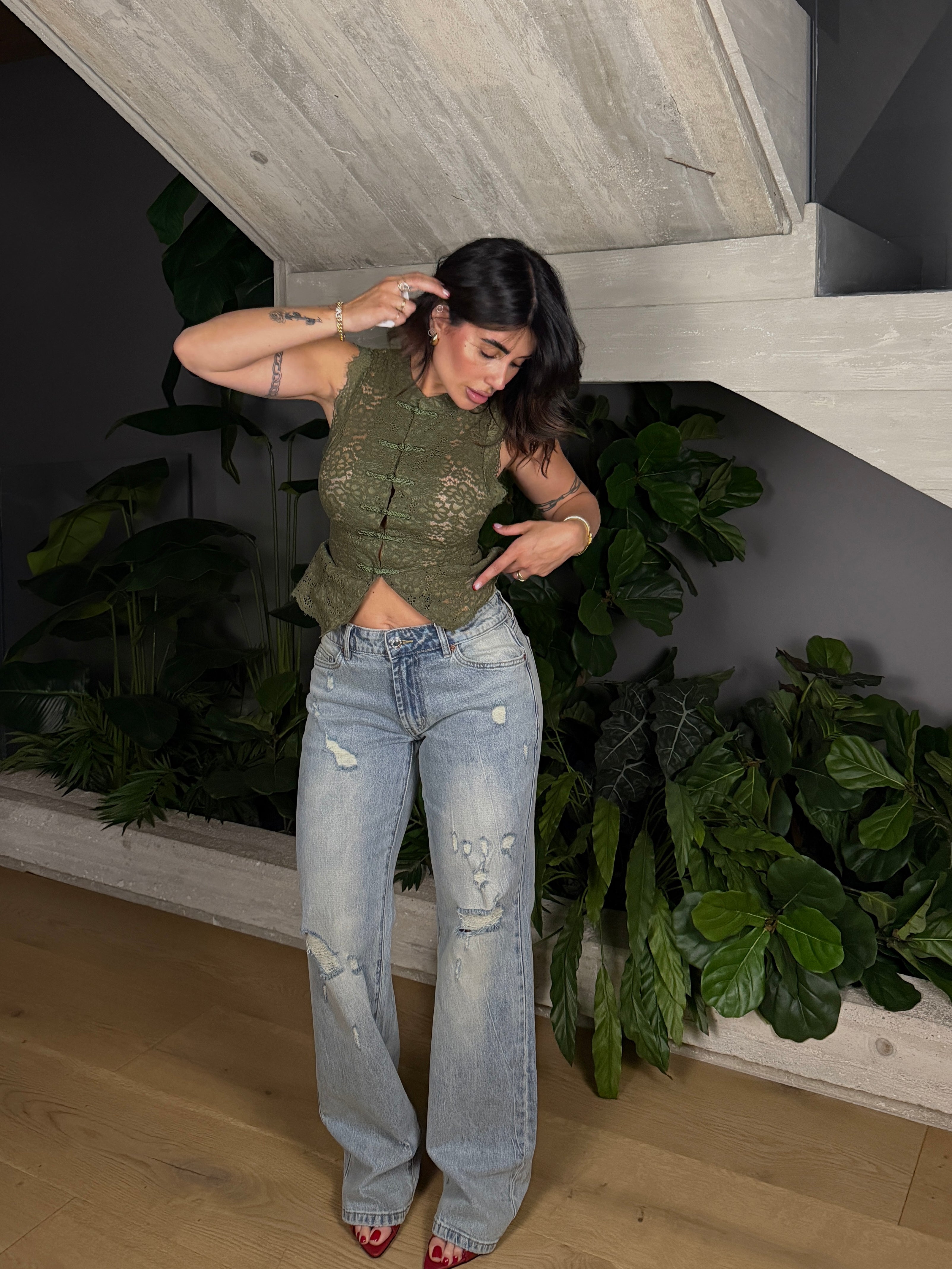 JEANS DISTRESSED
