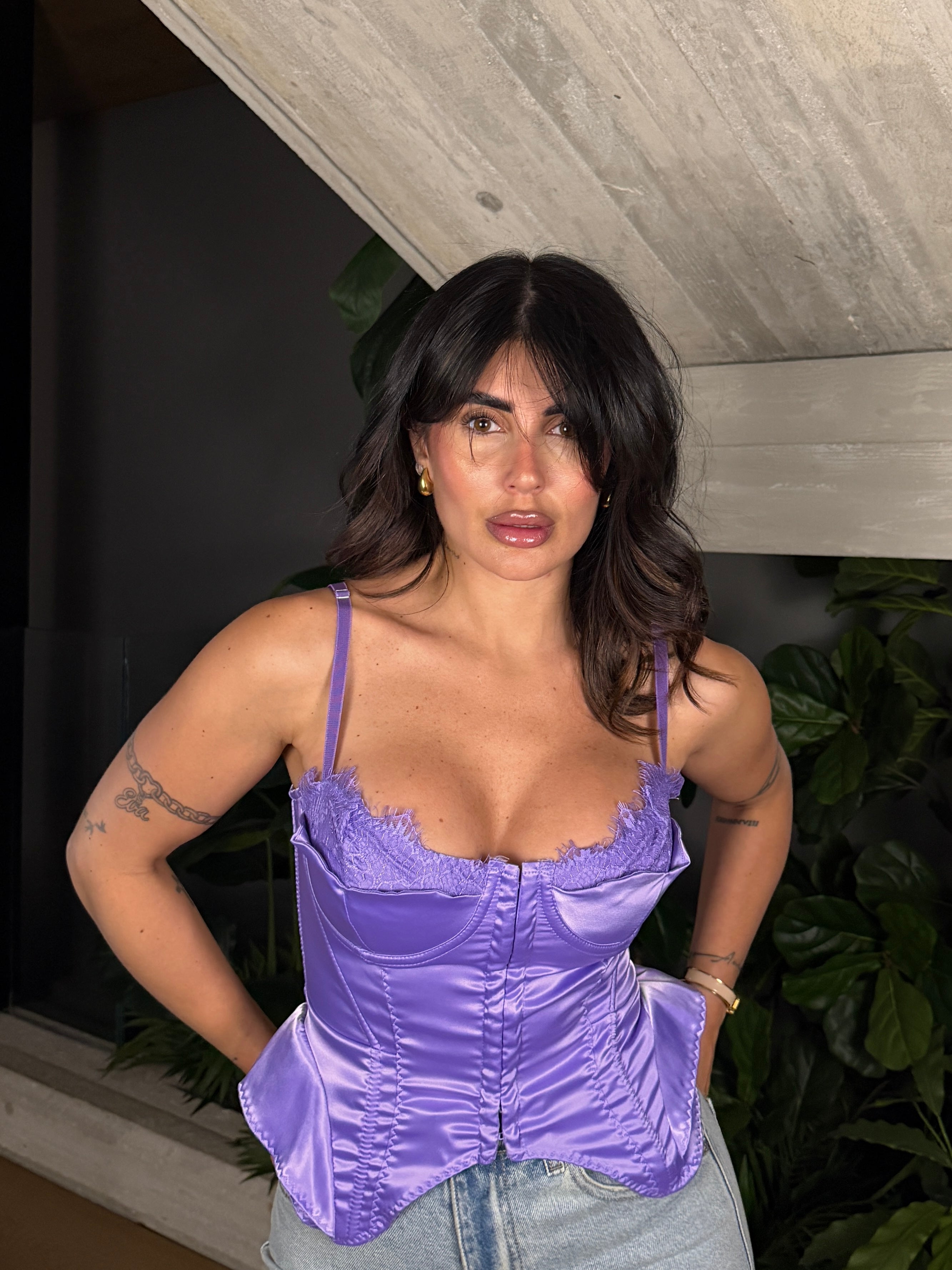 CORSETTO ELETTRA SATIN