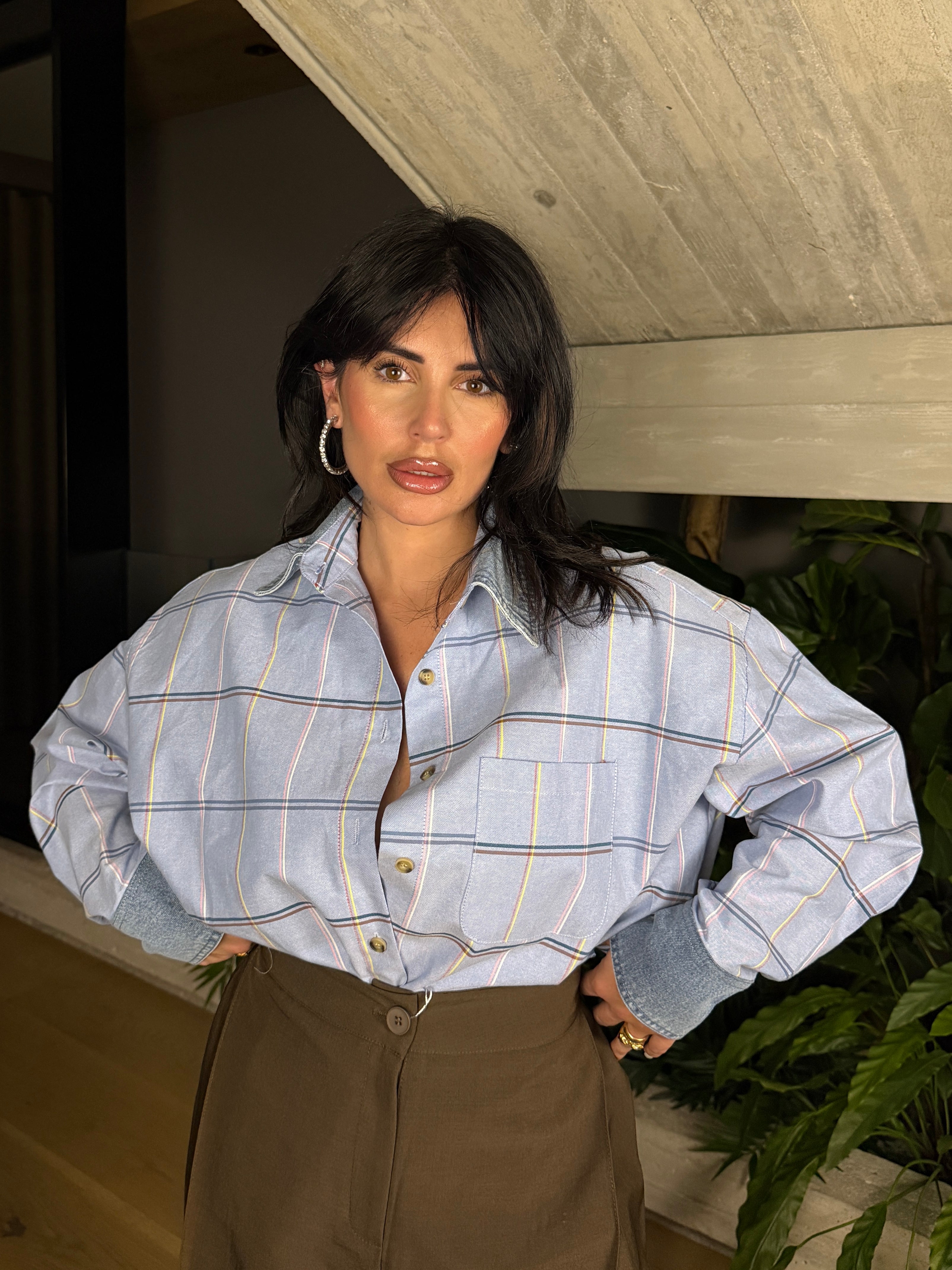 CAMICIA CONTRASTO