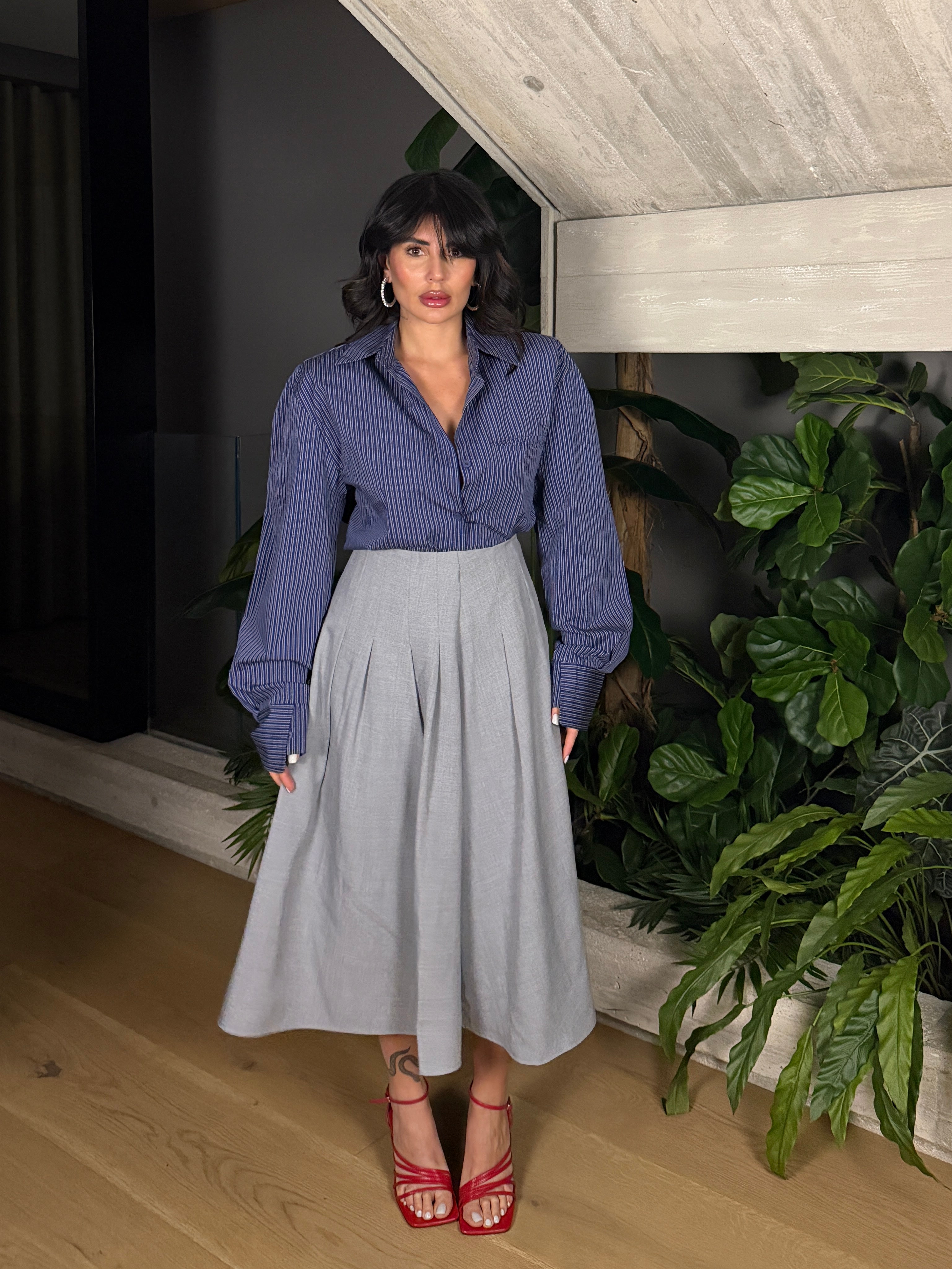 GONNA MIDI GREY