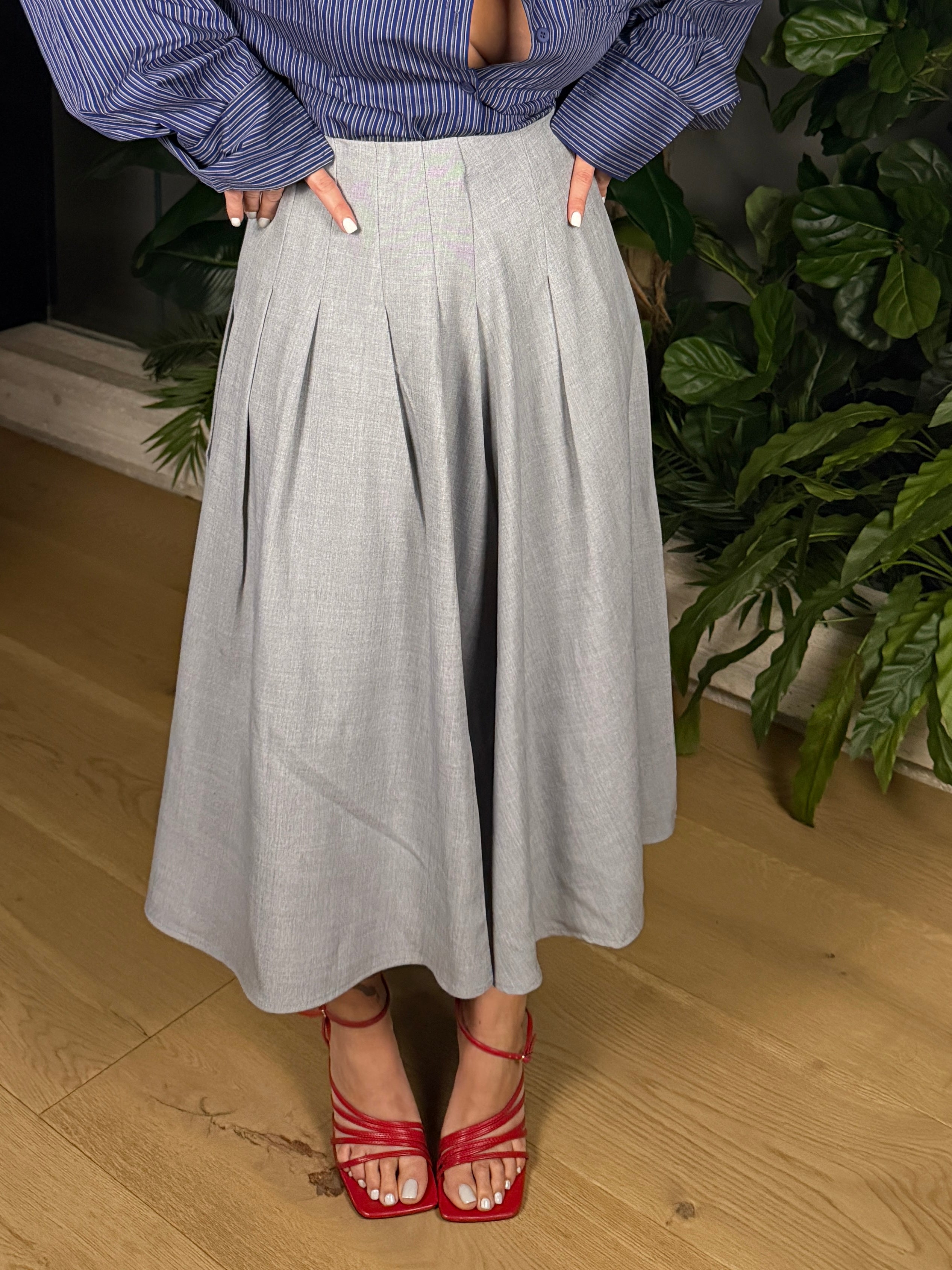 GONNA MIDI GREY