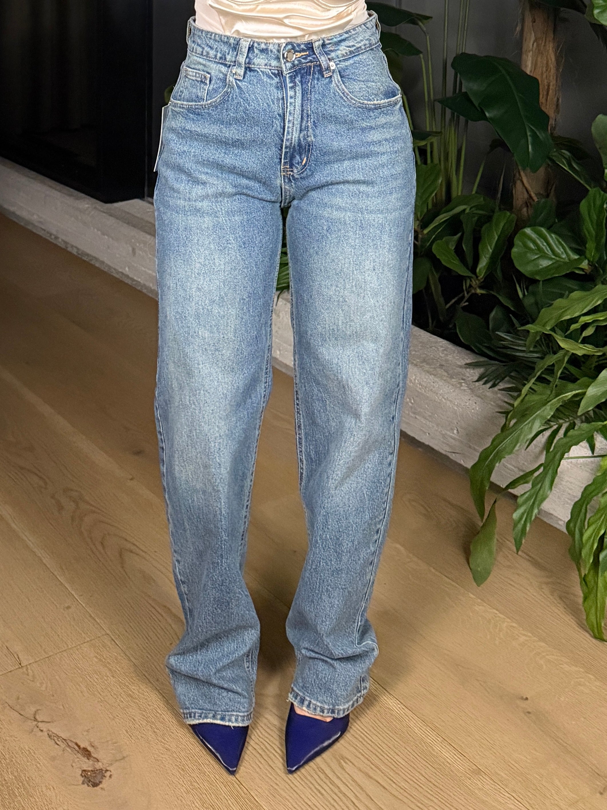 JEANS GAMBA DRITTA PLUS