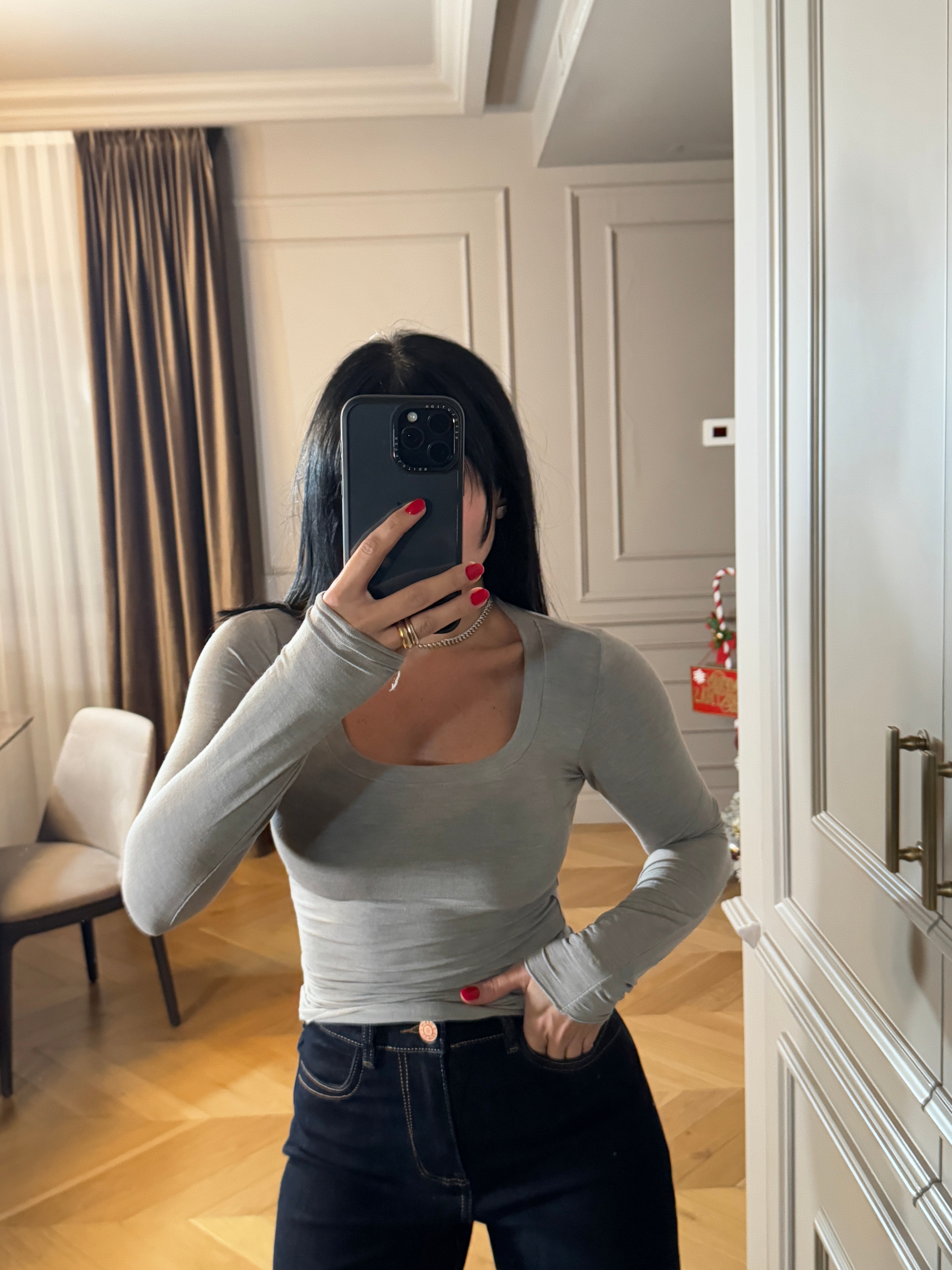 Maglia Kim scollo profondo