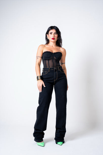 DENIM ÉLITE LONG  NERO
