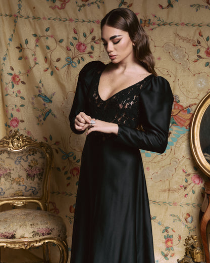 MIDI DRESS LUNÉA NERO
