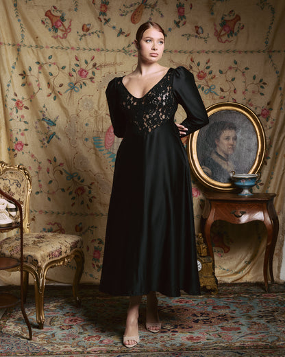 MIDI DRESS LUNÉA NERO
