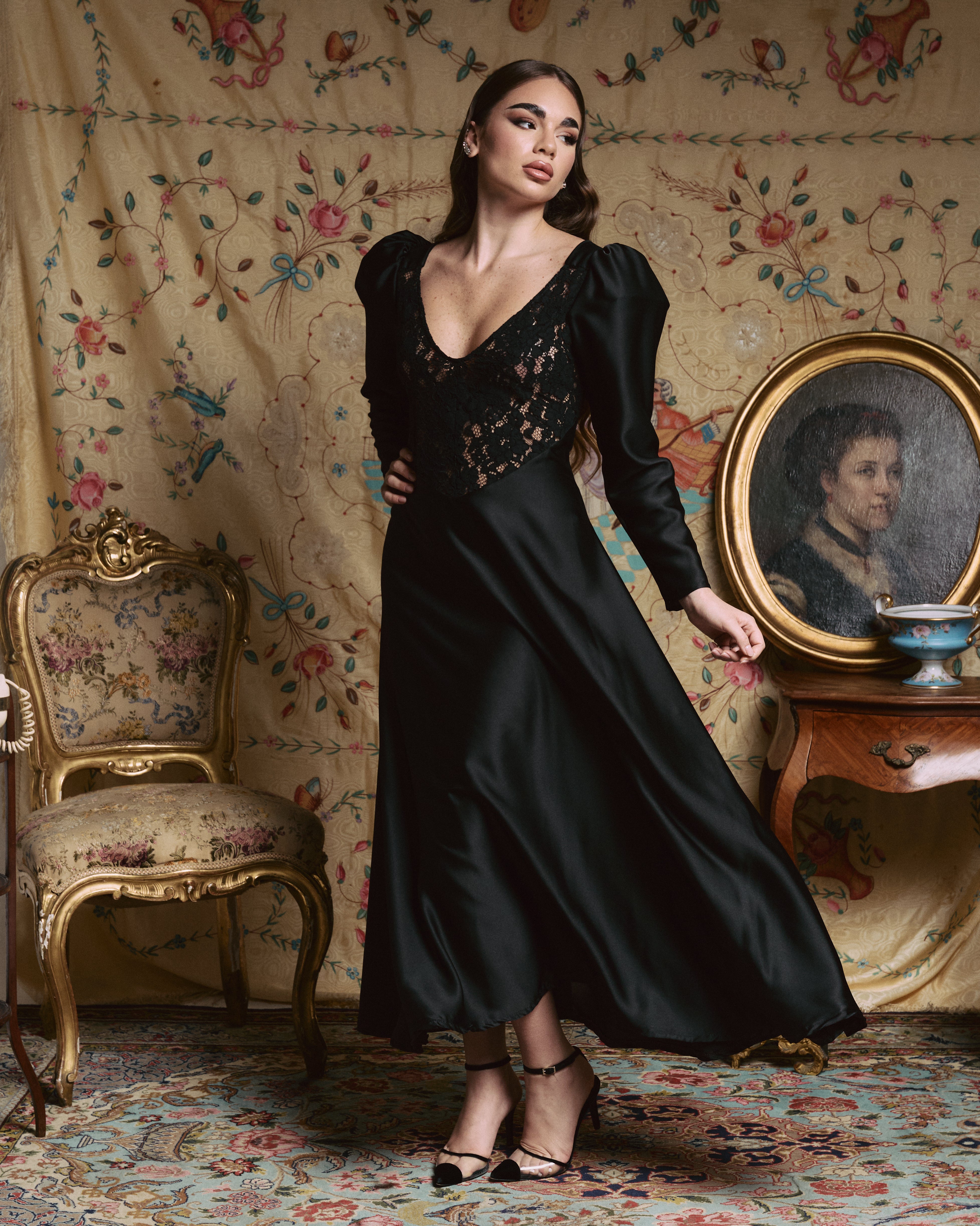 MIDI DRESS LUNÉA NERO