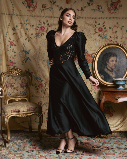 MIDI DRESS LUNÉA NERO