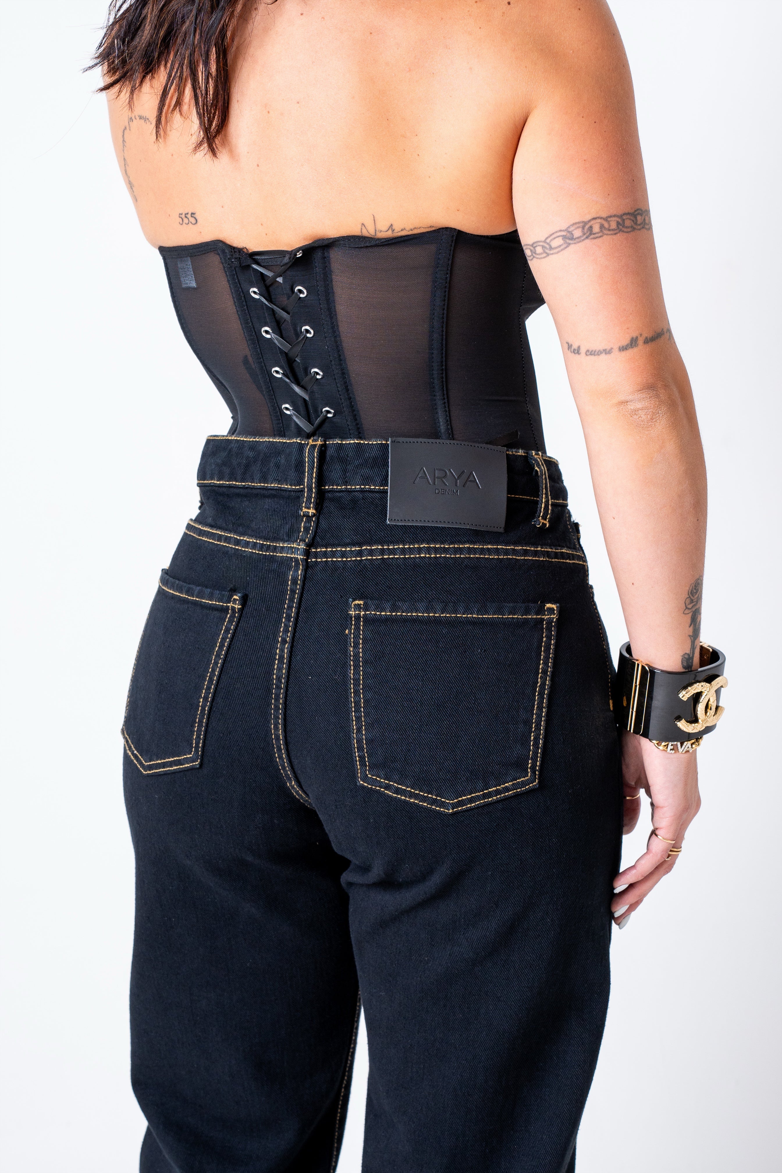 DENIM ÉLITE LONG  NERO