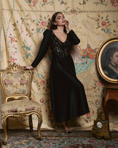 MIDI DRESS LUNÉA NERO