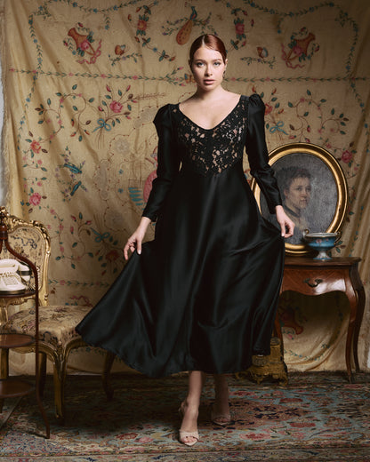 MIDI DRESS LUNÉA NERO