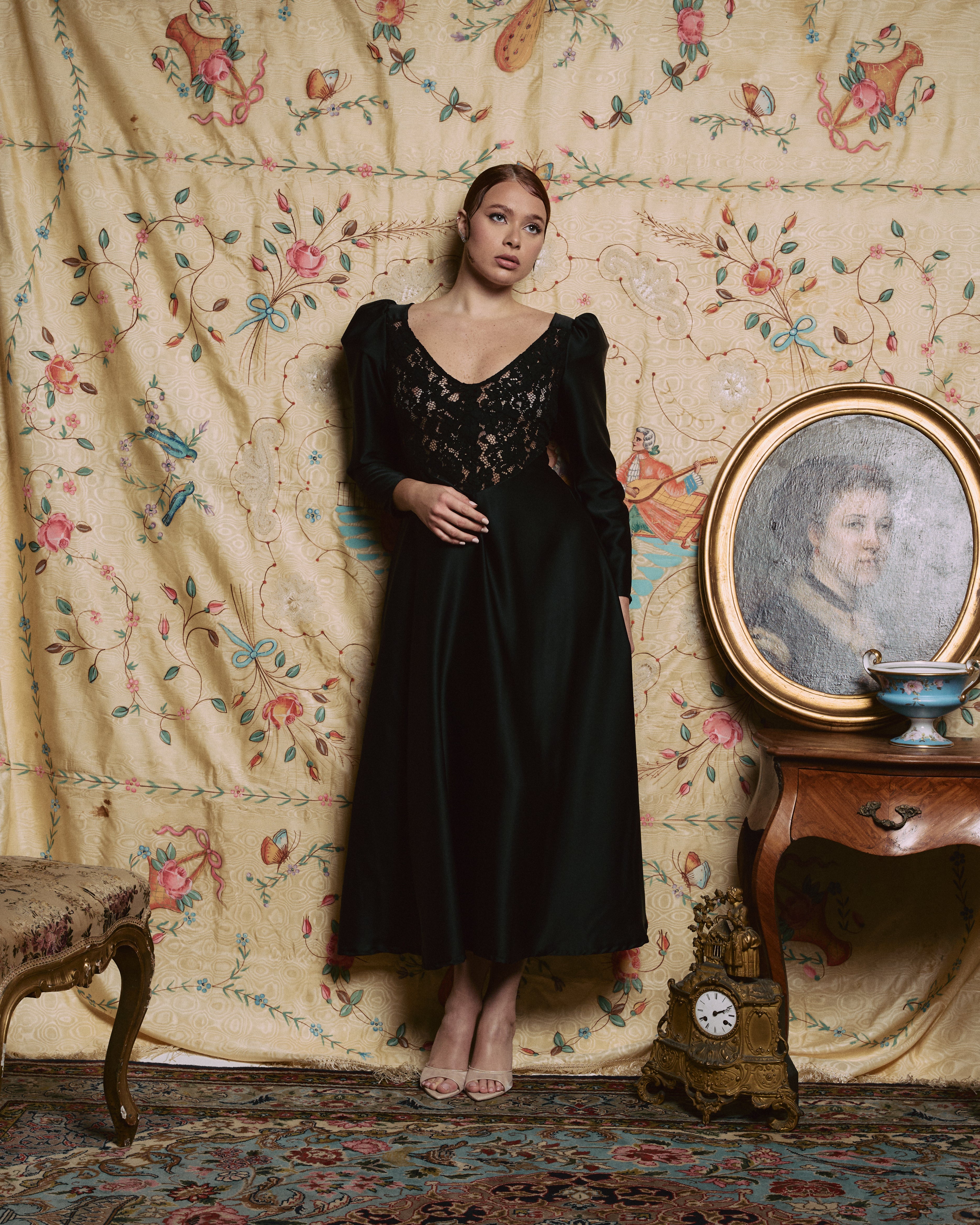 MIDI DRESS LUNÉA NERO