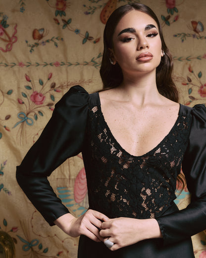 MIDI DRESS LUNÉA NERO