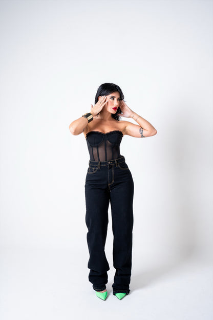 DENIM ÉLITE LONG  NERO