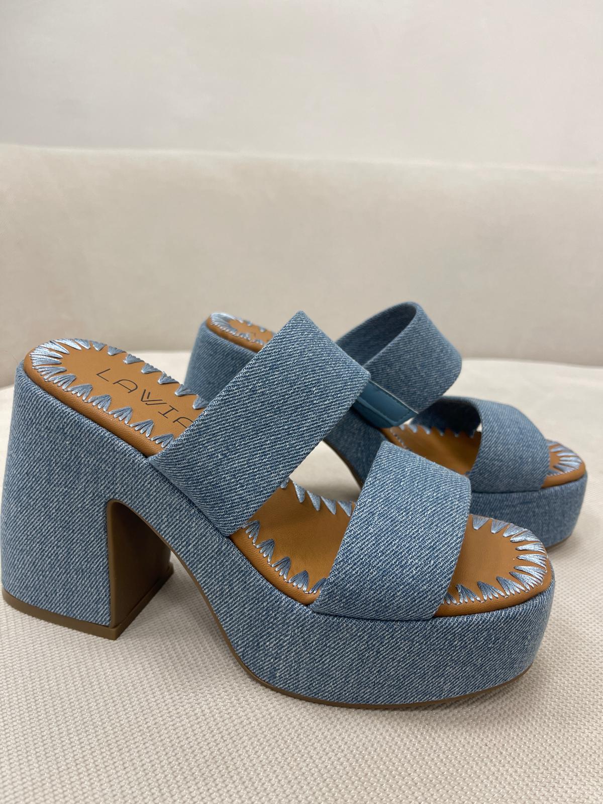 Sandalo Plateau Denim