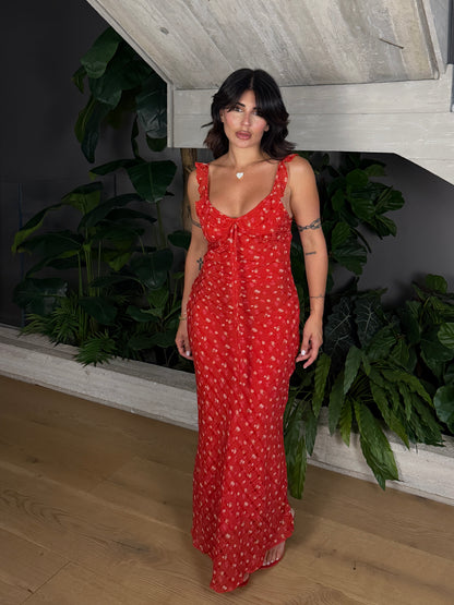 MIDI DRESS FLORES