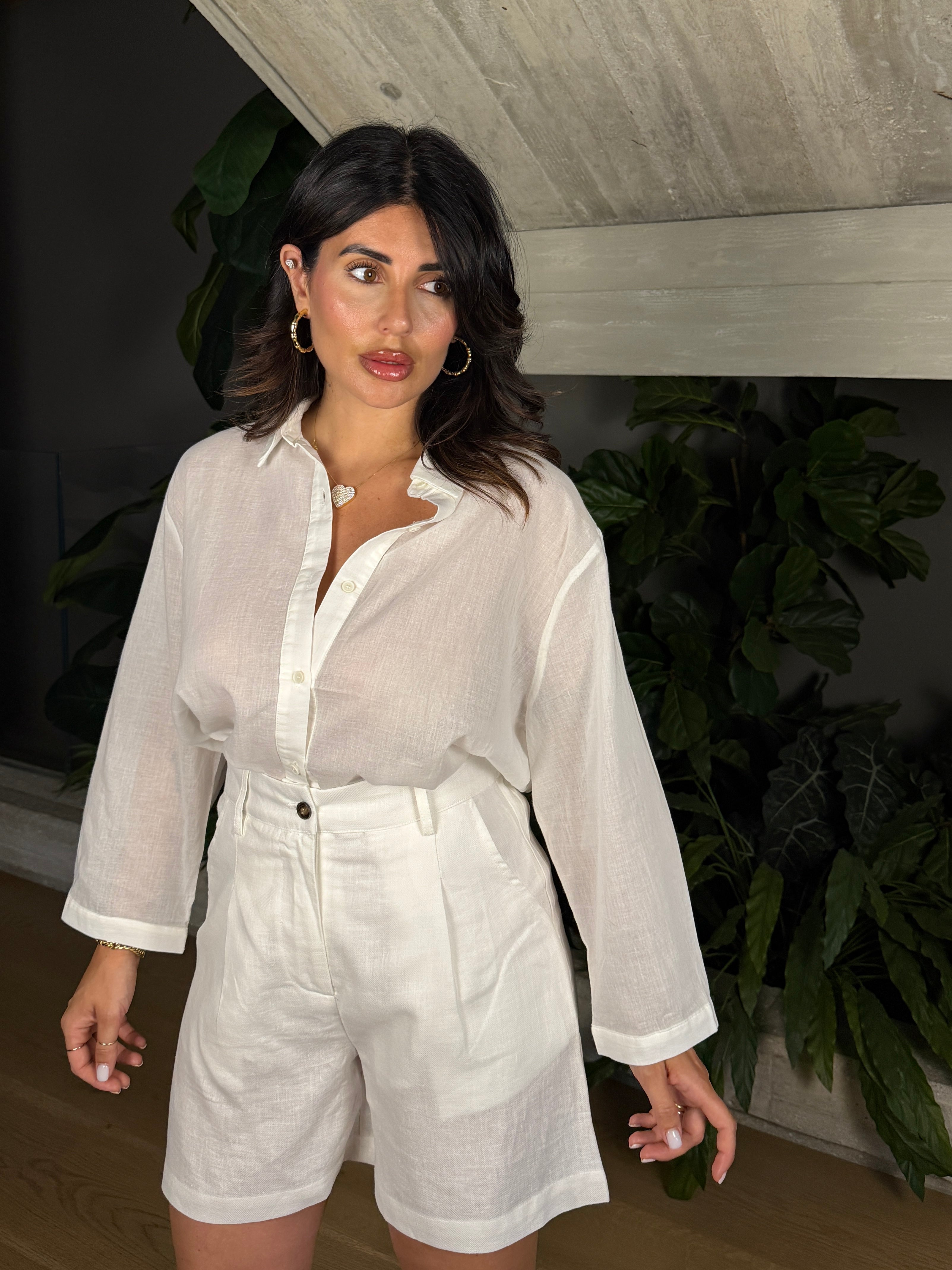 CAMICIA 100% LINO