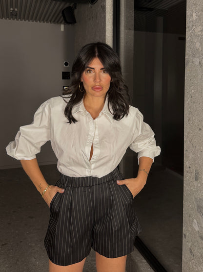 CAMICIA WHITE SFIANCATA
