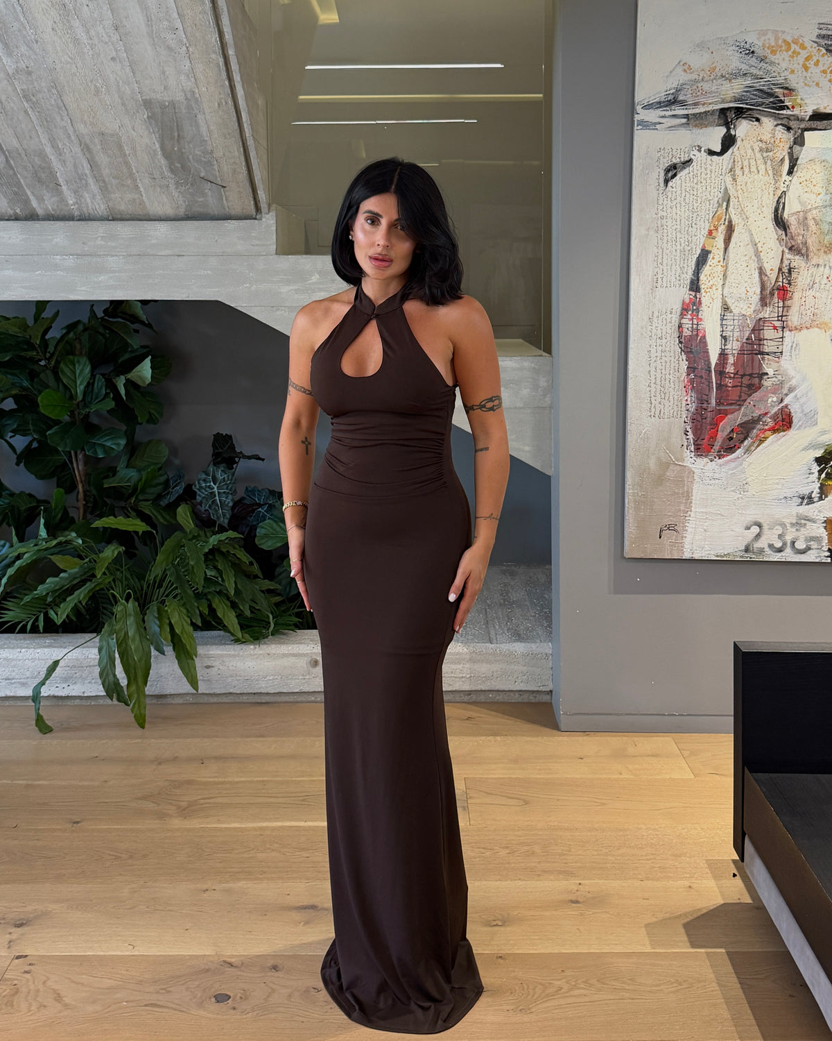 LONG DRESS OVALINE