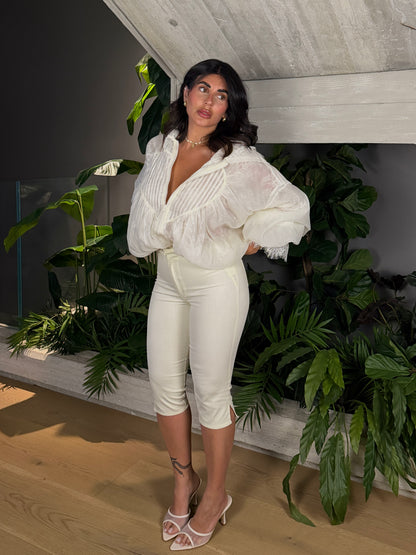 PANTALONE CAPRI FIBBIA