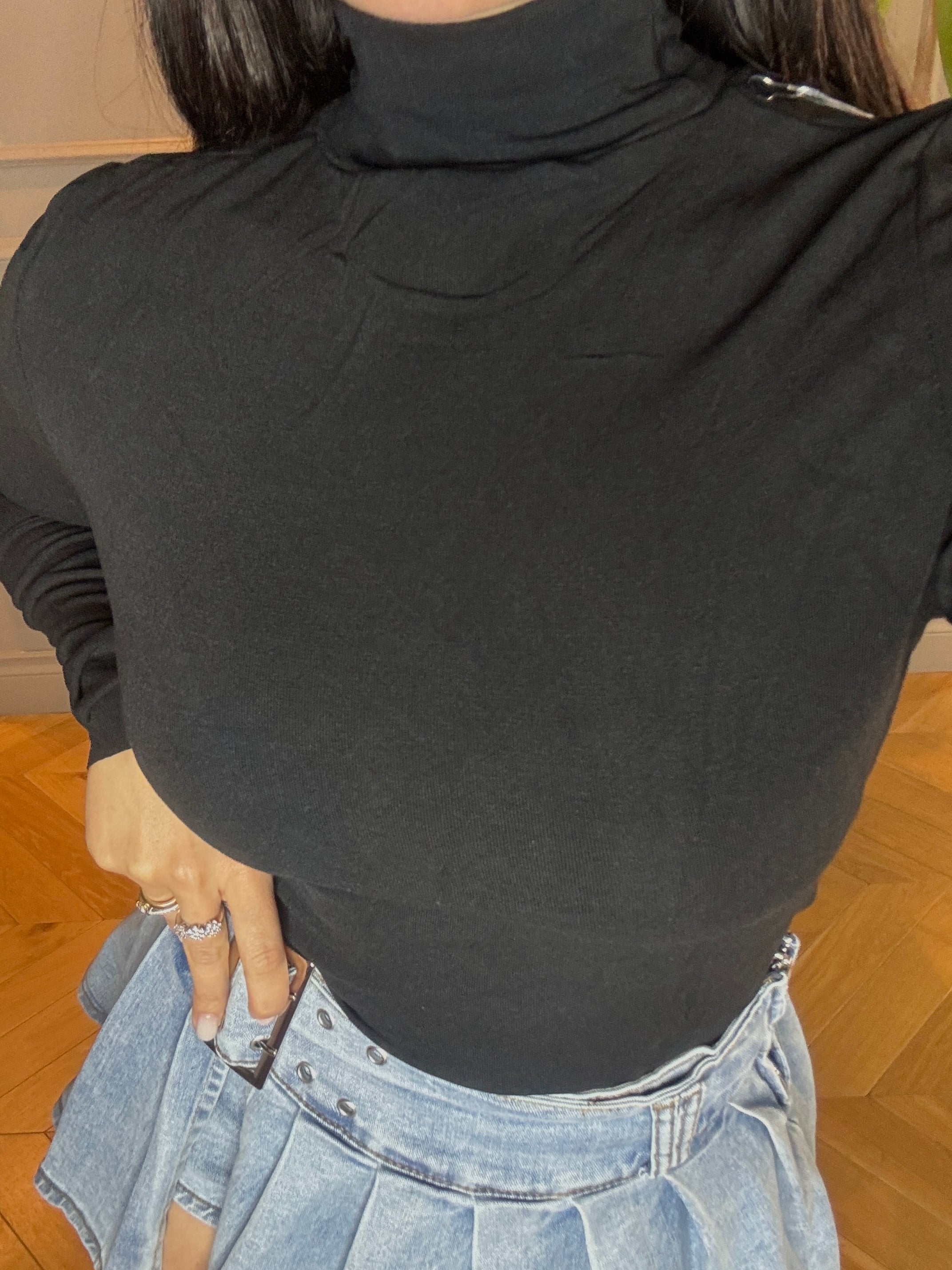 Maglia kim mezzo collo