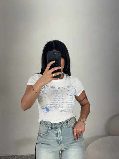 T-Shirt Crop Zodiaco