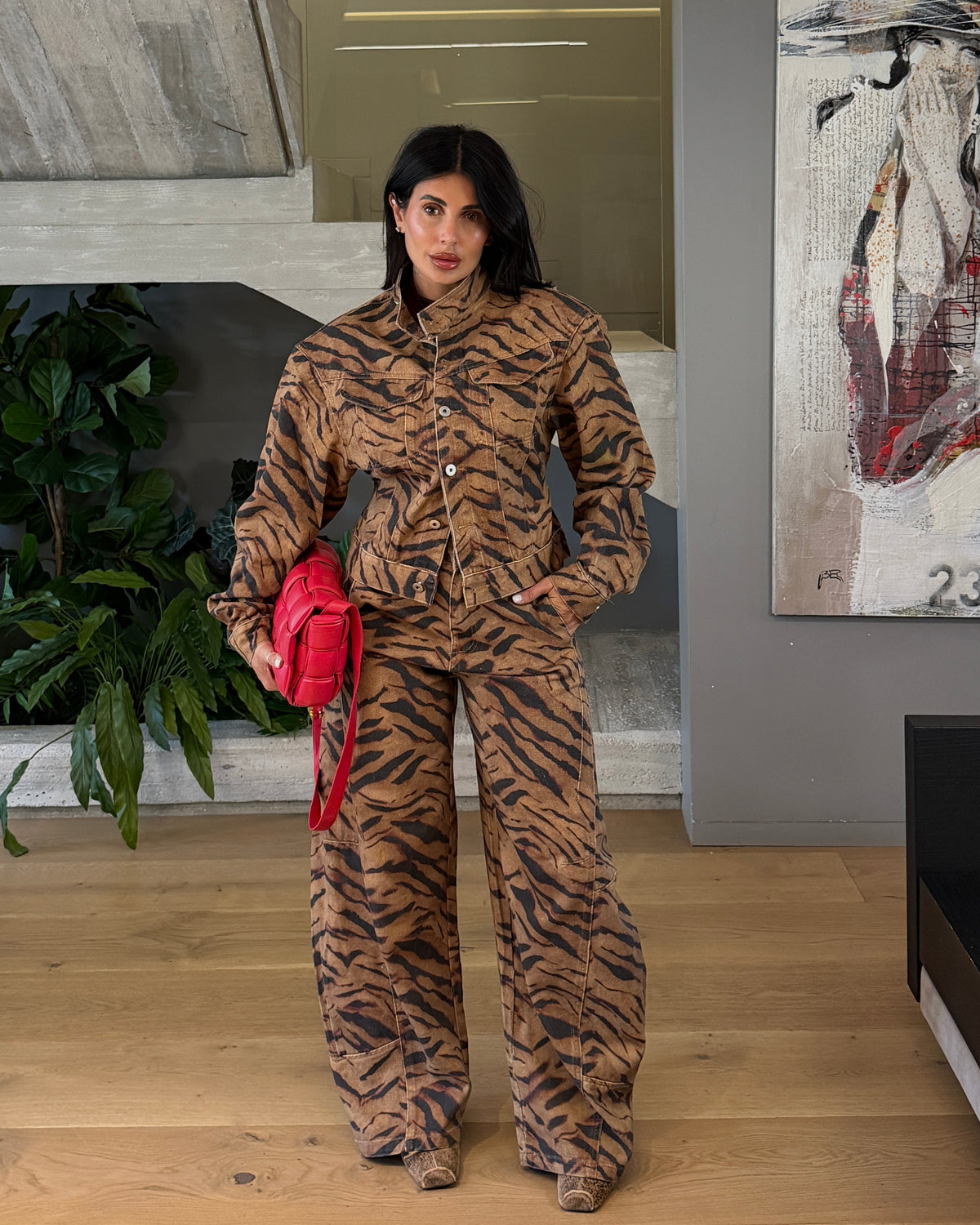 COORDINATO  DENIM FELINE