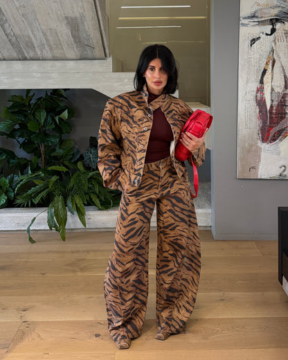COORDINATO  DENIM FELINE